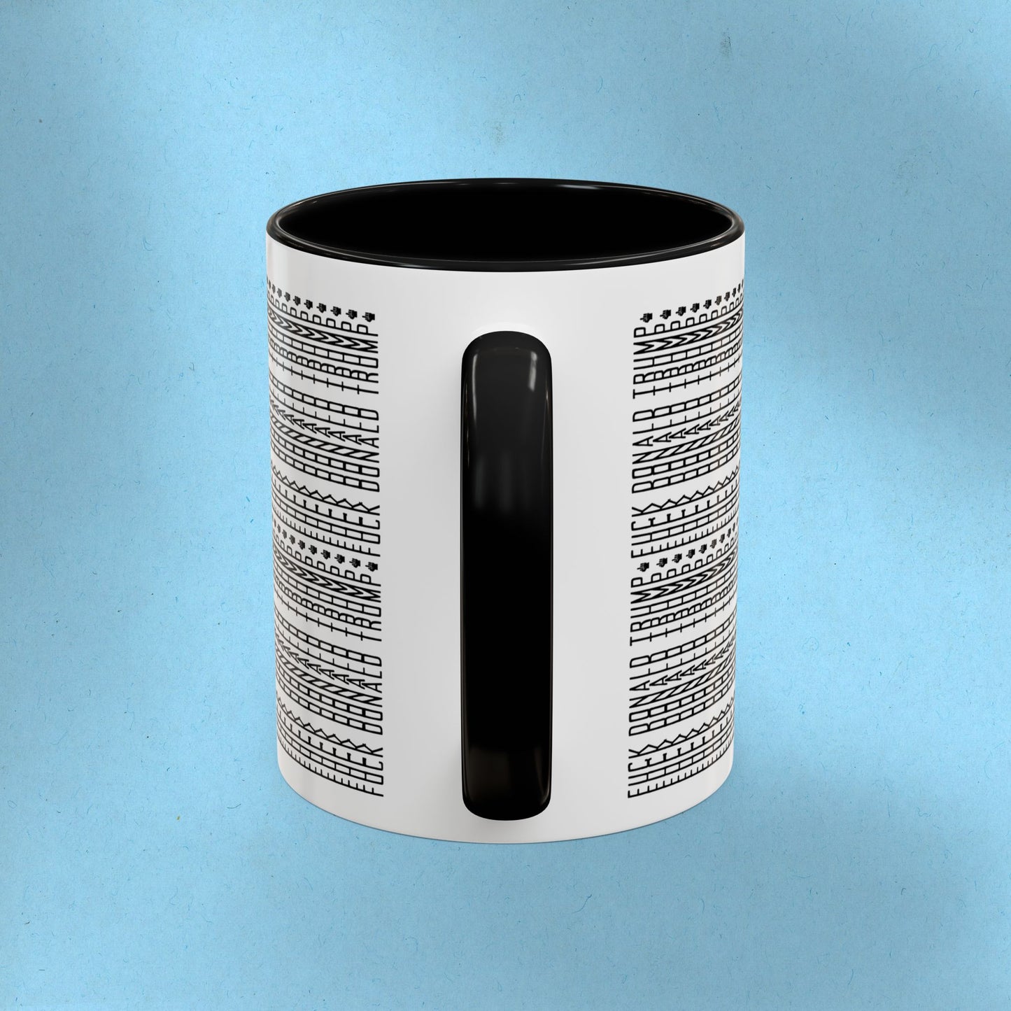 FDT Mug Hidden Message Mug Fuck Donald Trump Coffee Cup FDT Ceramic Cup Foxtrot Delta Tango Anti-Fascism Anti-Trump Merch Housewarming Gift