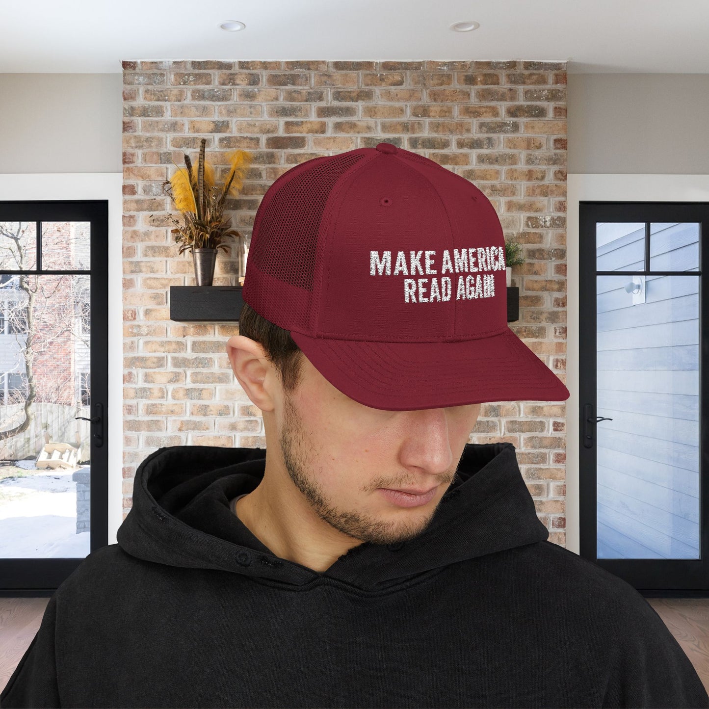 MARA Protest Cap Make America Read Again Snapback Trucker Cap Banned Books Anti-Fascism Embroidery Hat Social Justice Resist Gear Anti-Trump