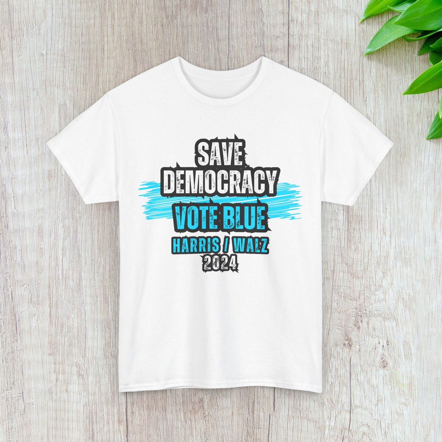 Save Democracy Vote Blue Shirt- Save Democracy Tee- Democrat Presidential Election T-Shirt