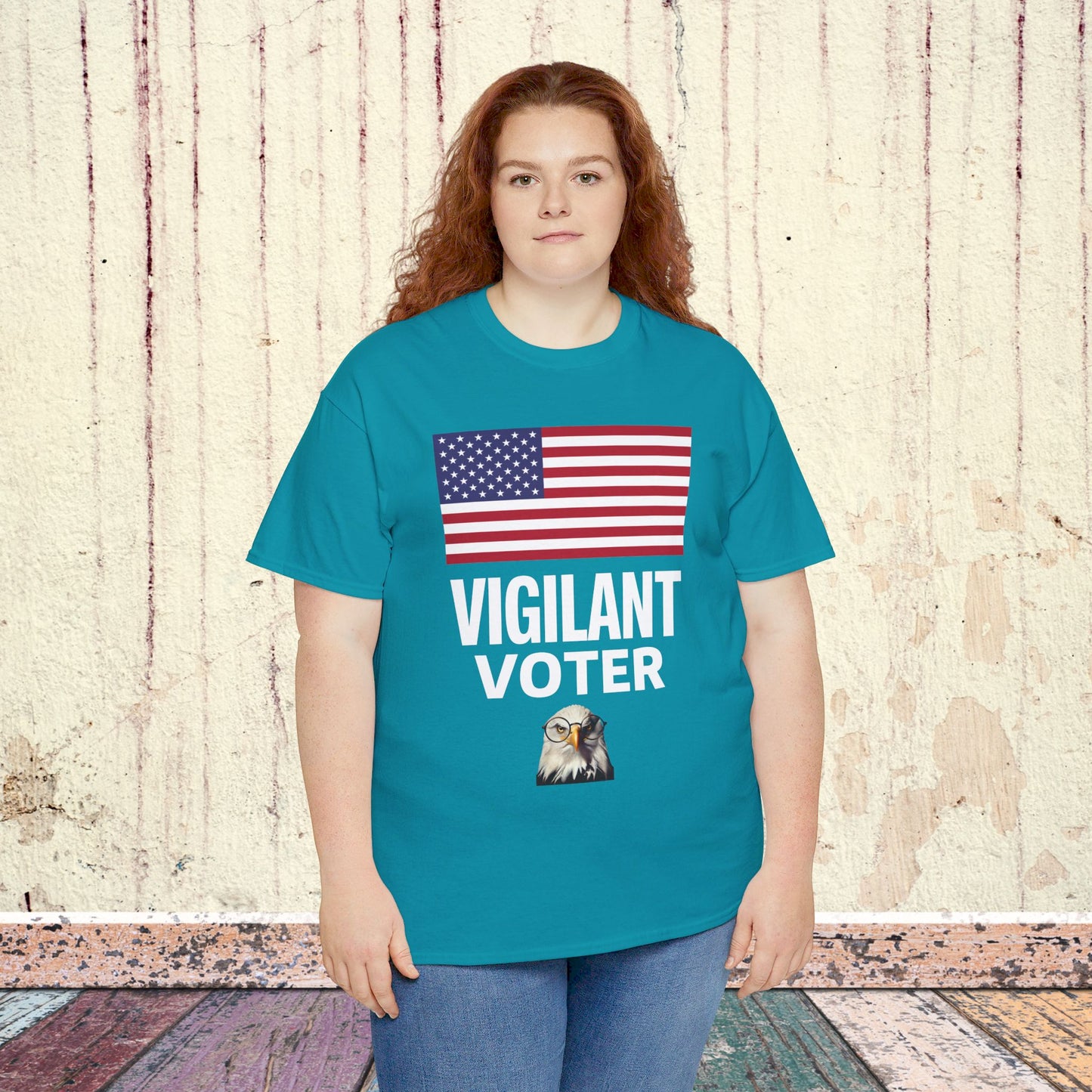 Vigilant Voter Shirt- Vote Blue Save Democracy Tee- Democrat Presidential Election T-Shirt