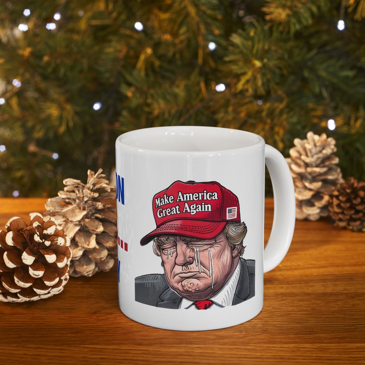 This Mug Runs on MAGA Tears Served Liberally Coffee Mug (11oz, 15oz)