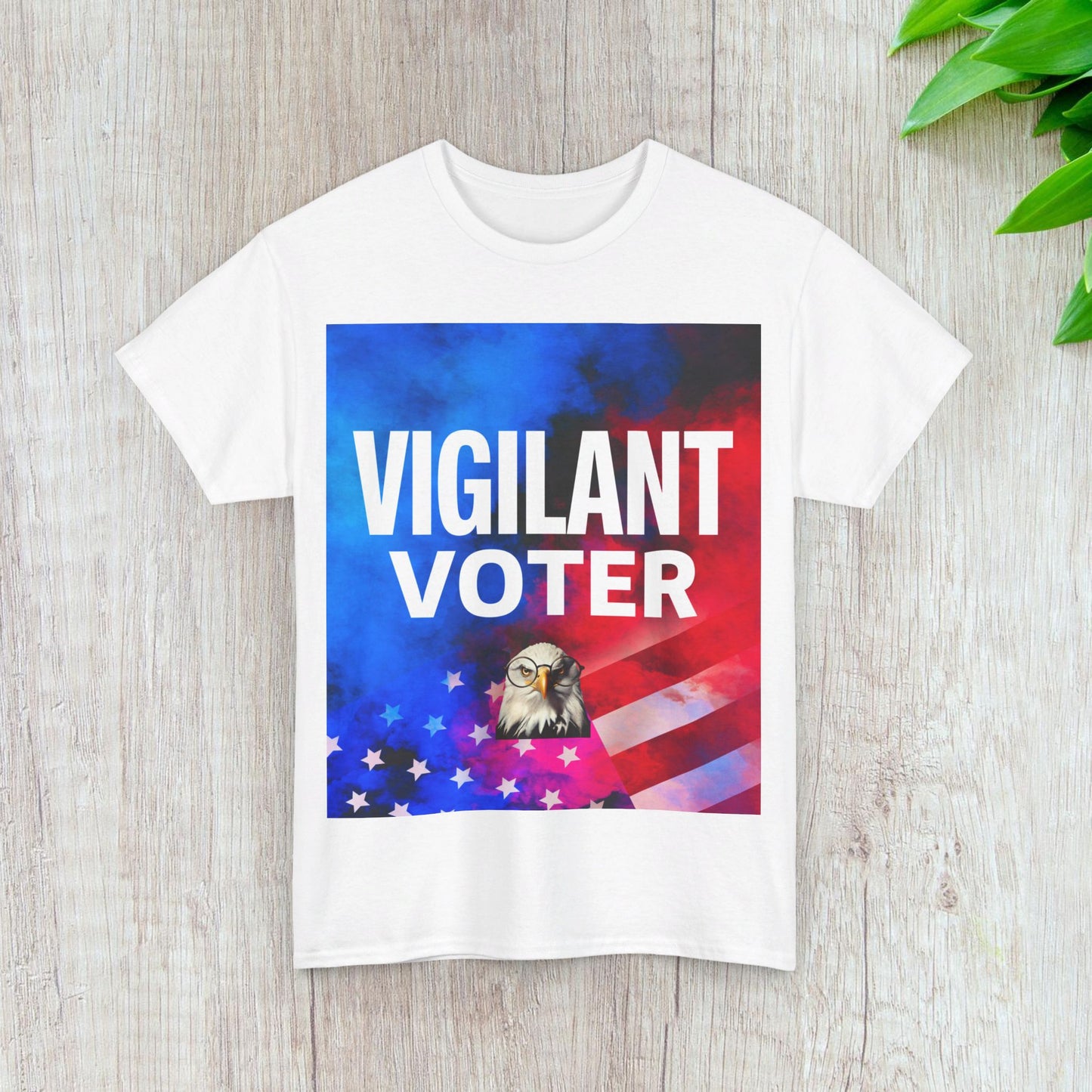 Vigilant Voter Shirt- Vote Blue Save Democracy Tee- Democrat Presidential Election T-Shirt