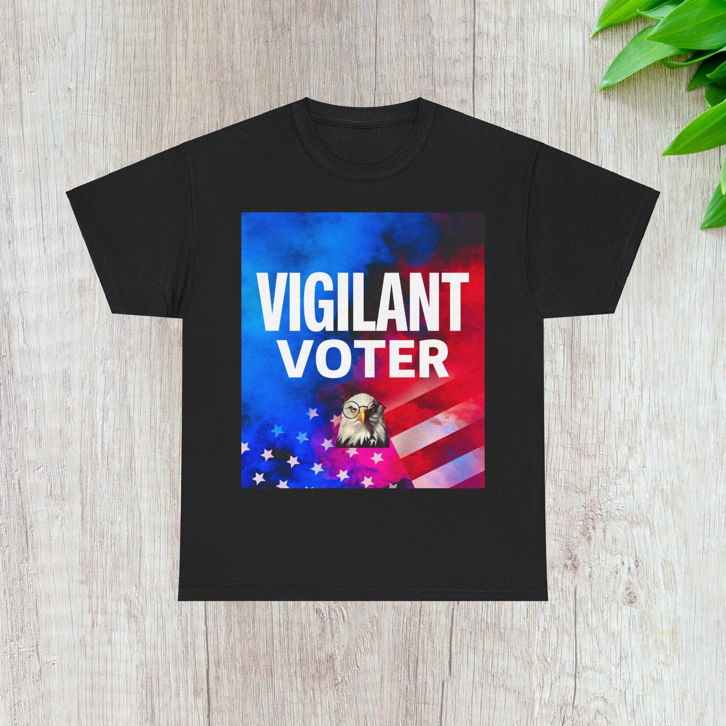 Vigilant Voter Shirt- Vote Blue Save Democracy Tee- Democrat Presidential Election T-Shirt