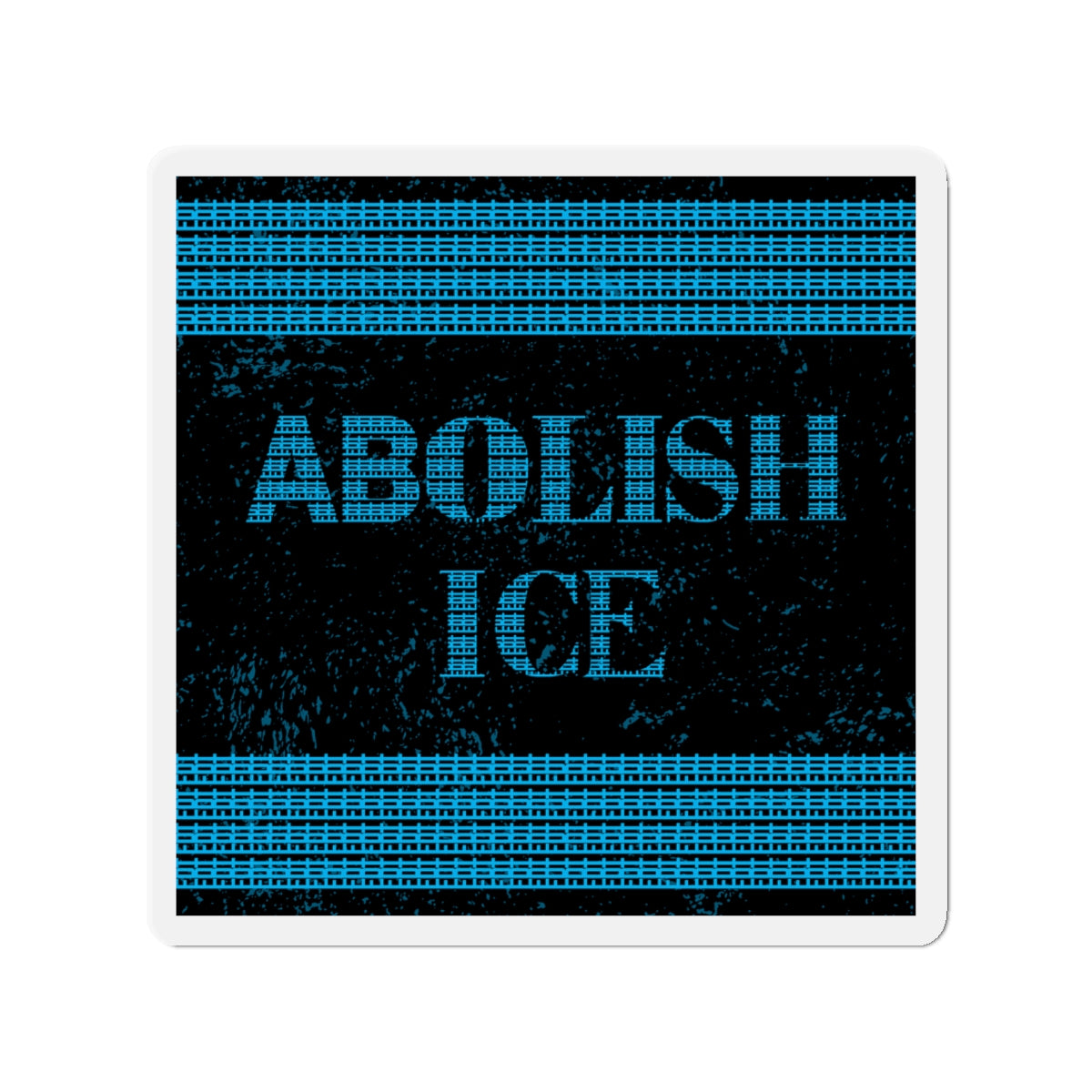 Political Magnet Anti-Trump Merch Abolish ICE Fuck Donald Trump Car Magnet Political FDT Resist Protest Gear Anti-Fascism Democratic Sign