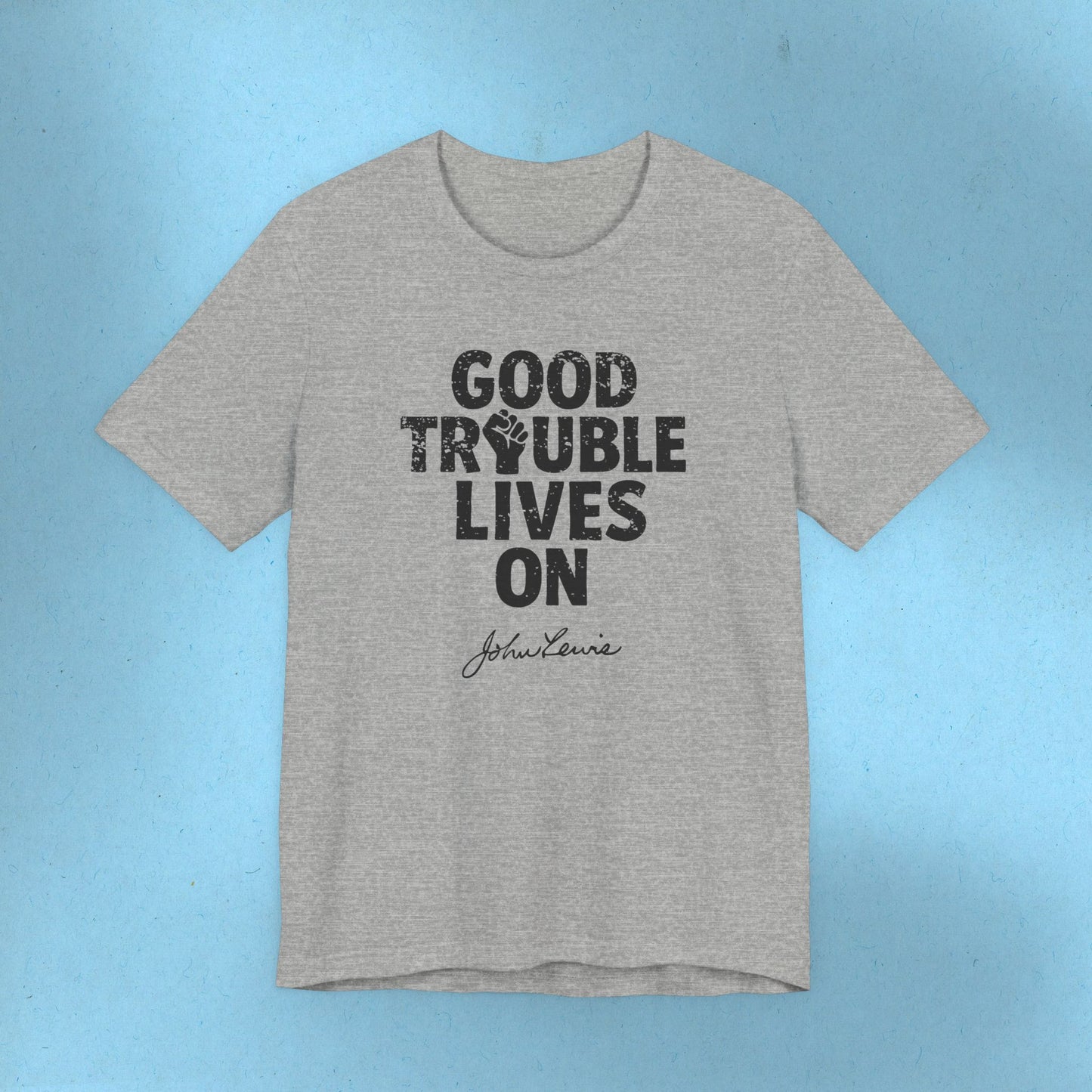 Good Trouble Necessary Trouble Activist T-Shirt John Lewis Tee Social Justice Anti-Trump Ring-Spun Cotton Protest TShirt Express Shipping