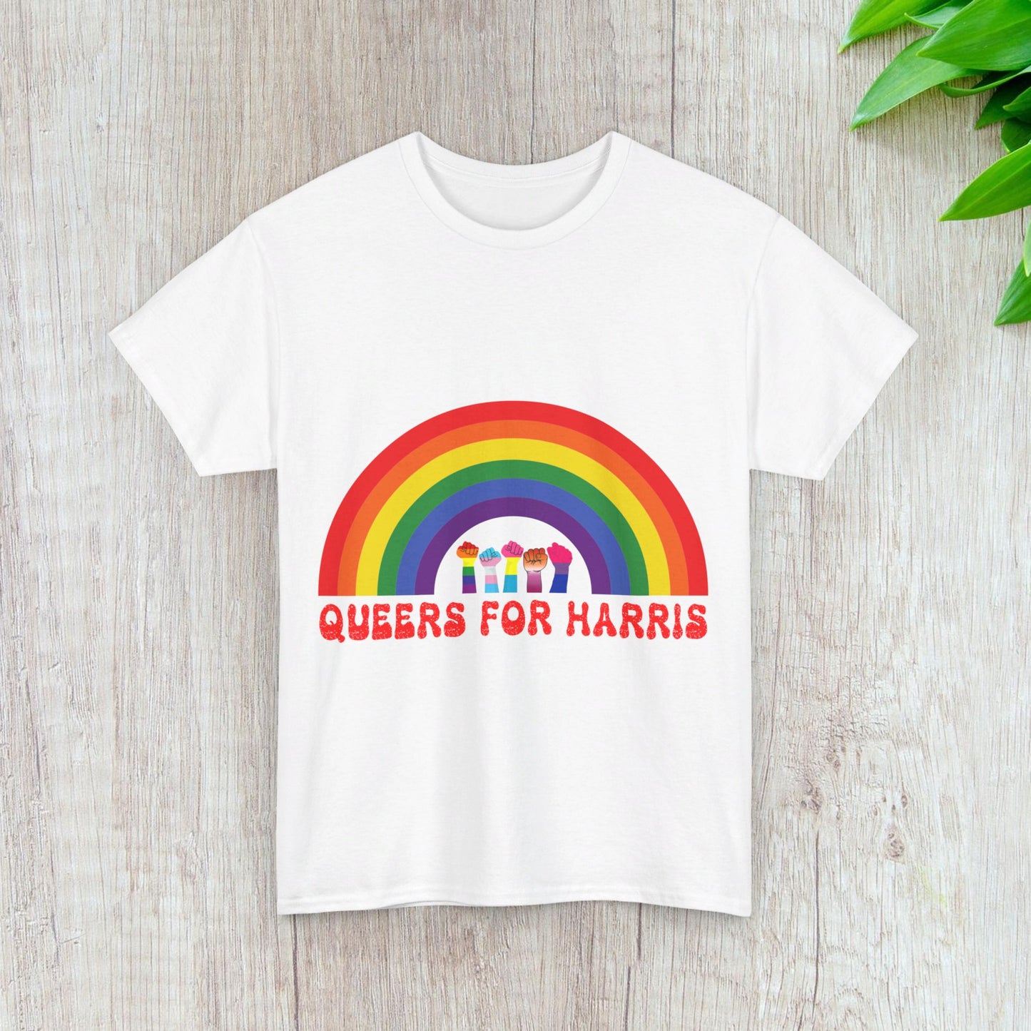 Queers For Harris Shirt- Support LGBTQ Tee-  Democrat Presidential Election T-Shirt