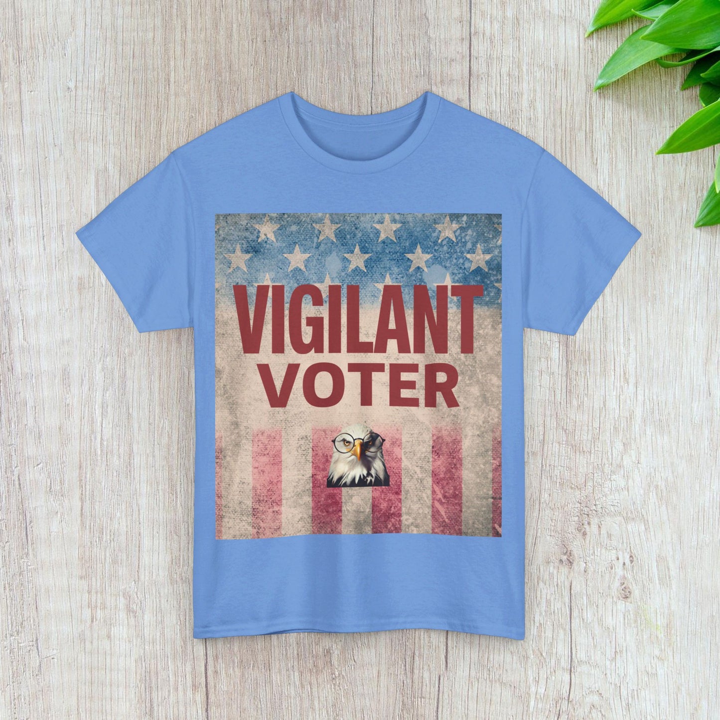 Vigilant Voter Shirt- Vote Blue Save Democracy Tee- Democrat Presidential Election T-Shirt