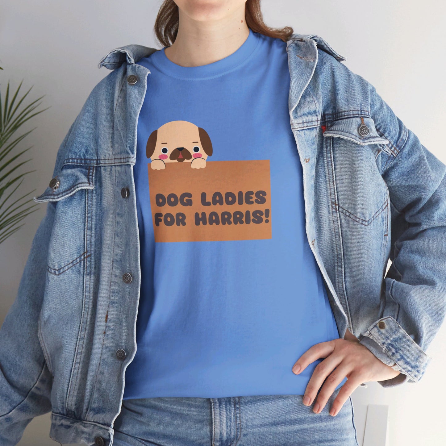 Dog Ladies for Harris Shirt- Dog Ladies Tee-  Witty Democrat Presidential Election T-Shirt