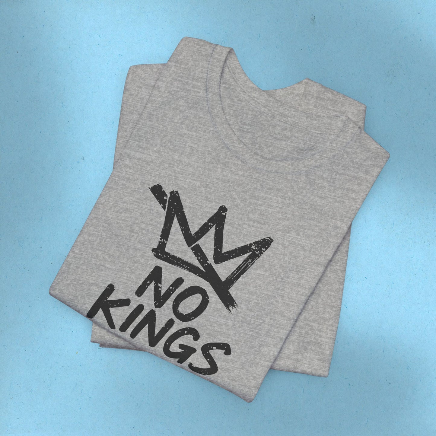 No Kings Tee No Kings in America Social Justice Shirt Protest Anti Trump Resistance Ring-Spun Cotton Protest TShirt Express Shipping