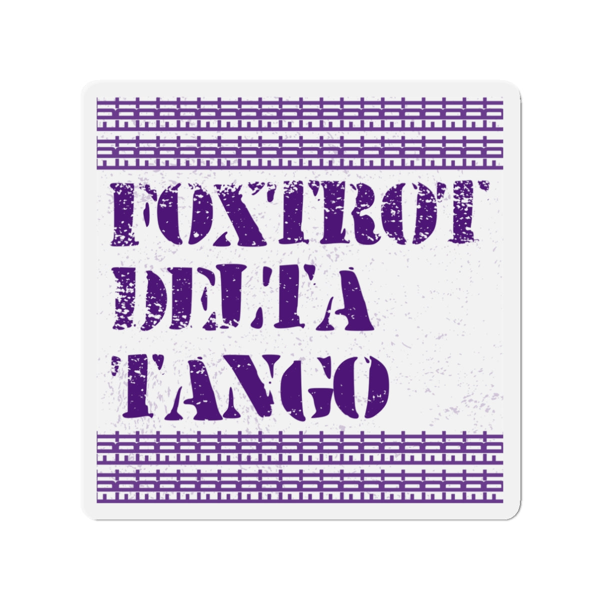 Political Magnet Anti-Trump Merch Foxtrot Delta Tango Car Magnet Political Decal FDT Resist Protest Activism Gear Anti-Fascism Resistance