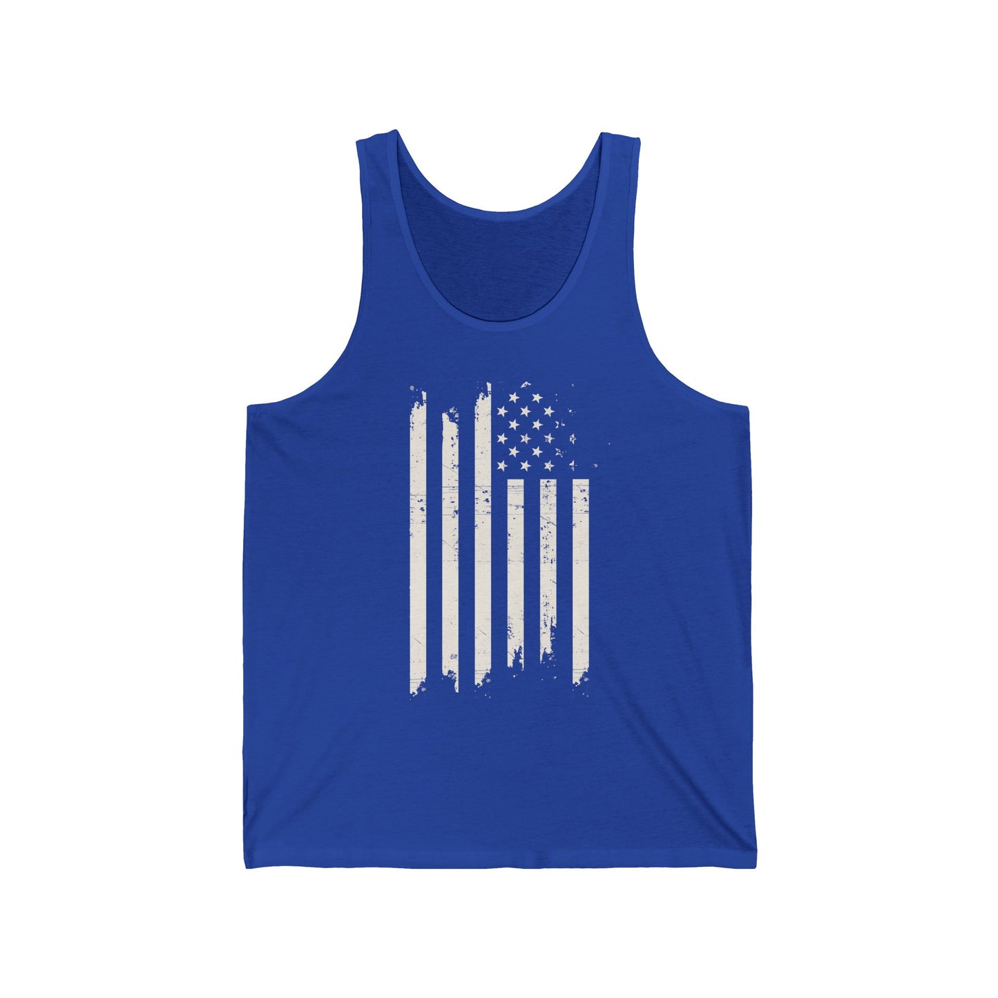 Distressed US Flag Mourning Protest Tank Top Social Justice Shirt Anti-Trump Merch Anti-Fascism Resist Activist Tank Top Democrat Apparel