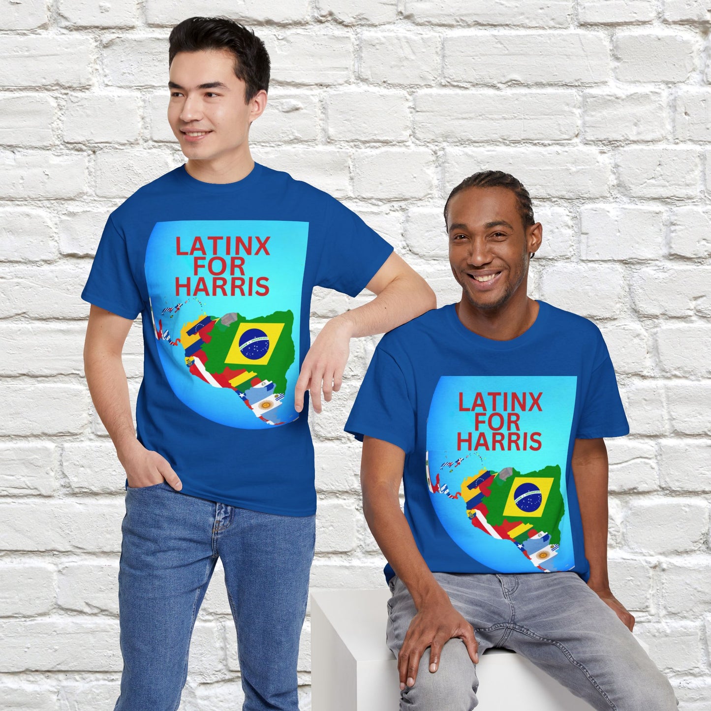 Latinx For Harris Shirt - Harris/Walz 2024 T-Shirt -  Democrat Presidential Election Tee