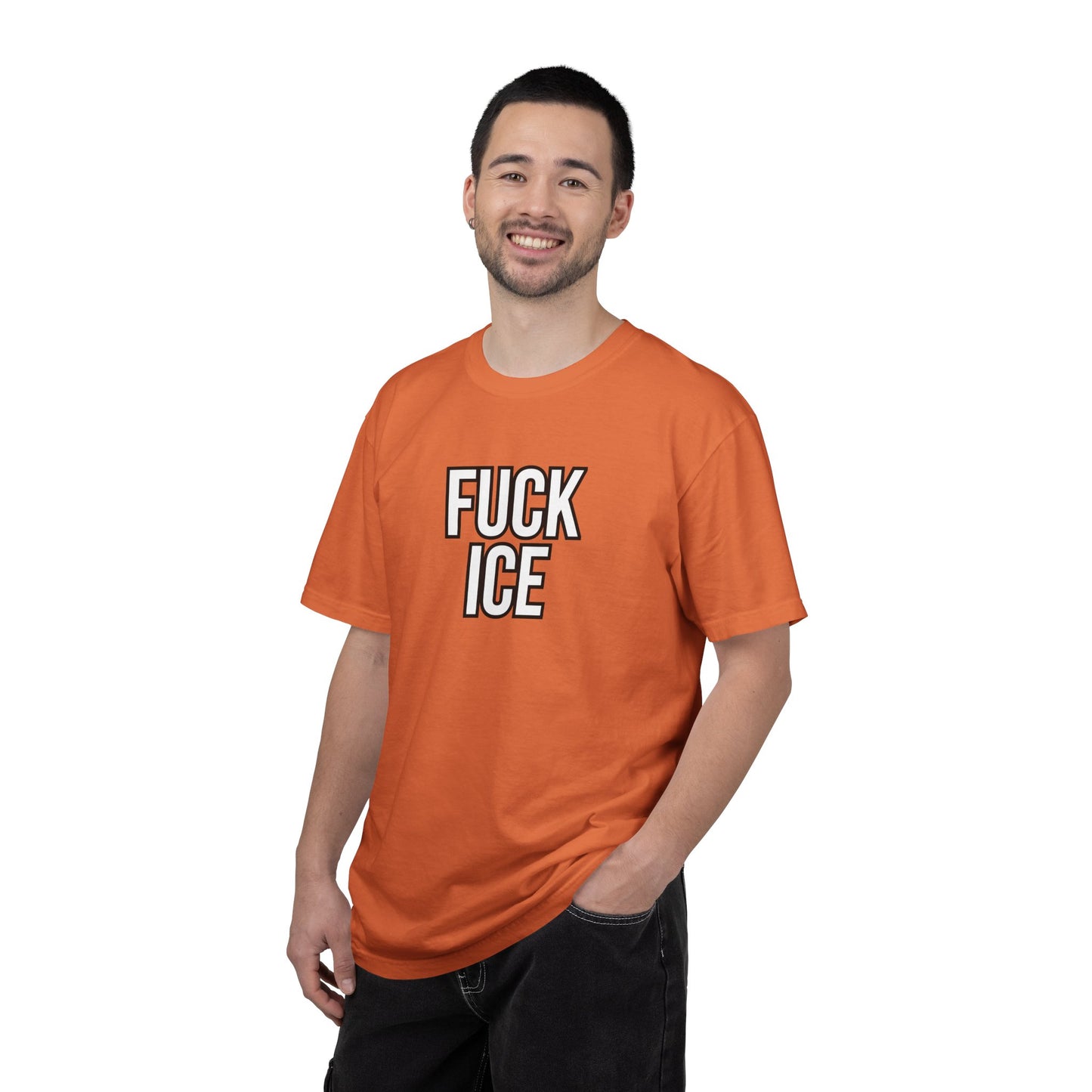 F*ck Ice Tee Protest Shirt Foxtrot Delta Tango F*ck Donald Trump Anti-Fascism Abolish Icestapo Comfort Colors Ring-Spun Cotton Tshirt