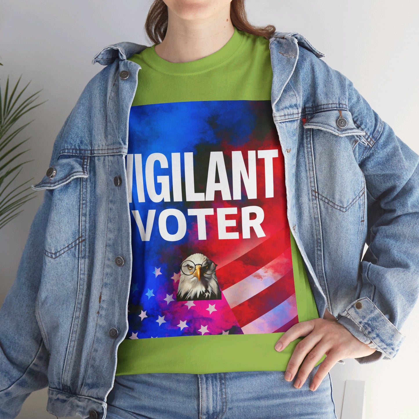 Vigilant Voter Shirt- Vote Blue Save Democracy Tee- Democrat Presidential Election T-Shirt