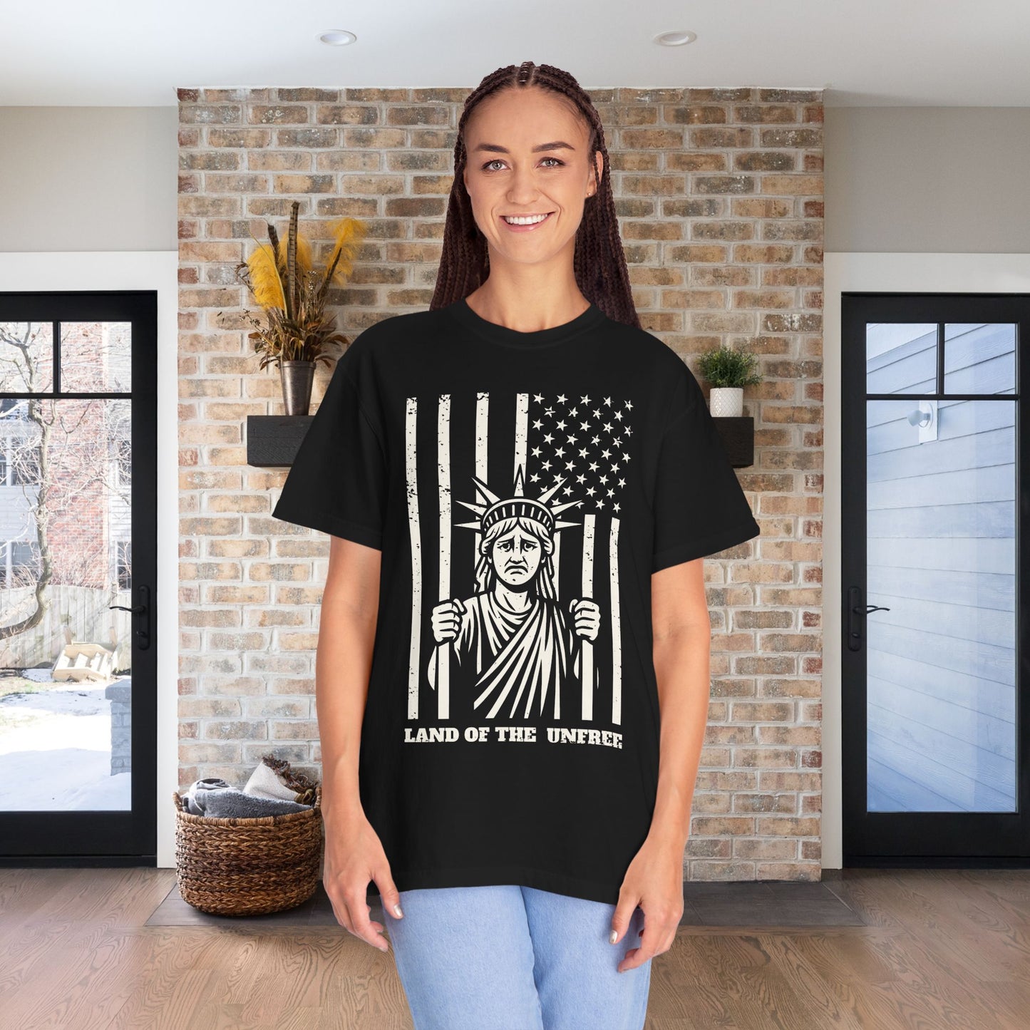 Unfree Social Justice Shirt Anti Trump Resistance Tee Anti-Fascism Protest TShirt Comfort Colors Activist T-Shirt Gift for Democrat Apparel