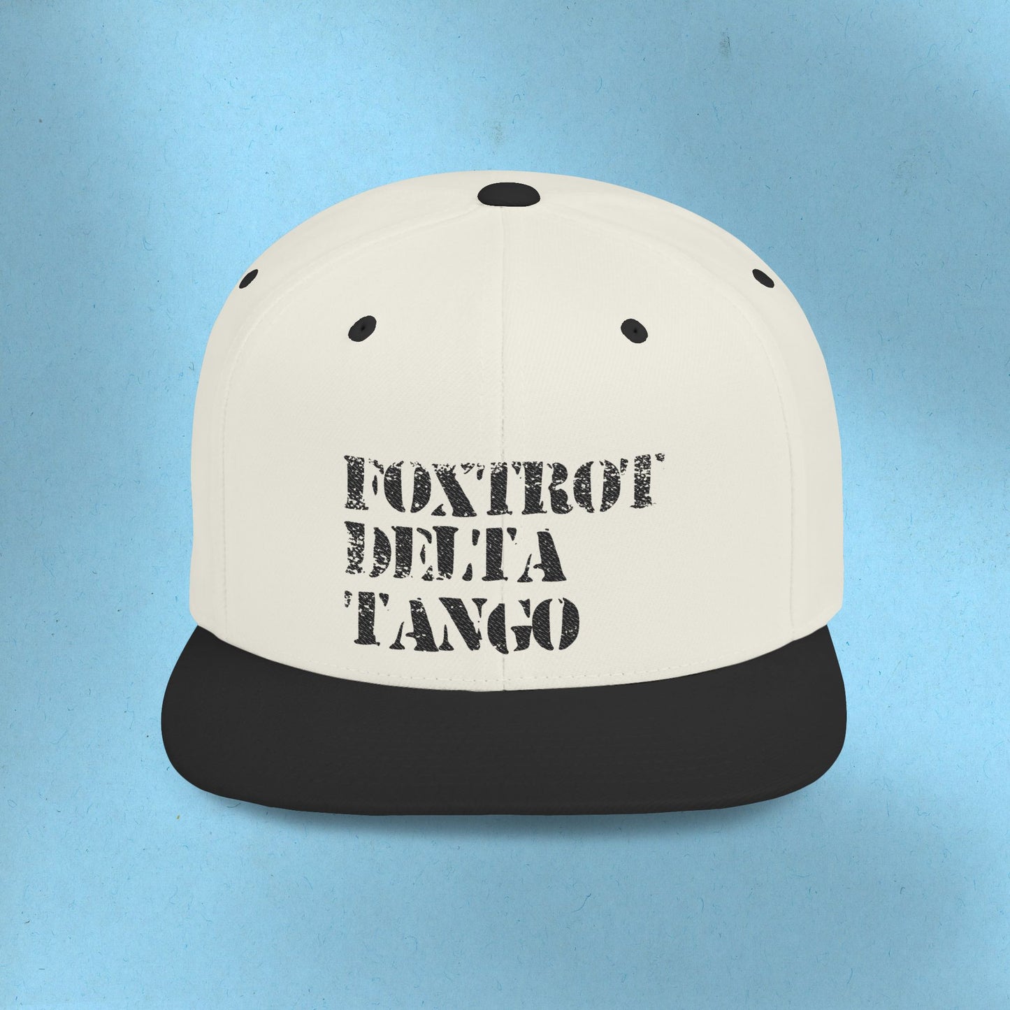 FDT Protest Cap Foxtrot Delta Tango Embroidery Hat Anti-Trump Merch Social Justice Cap Protest Gear Anti-Fascism Resistance Snapback Hat