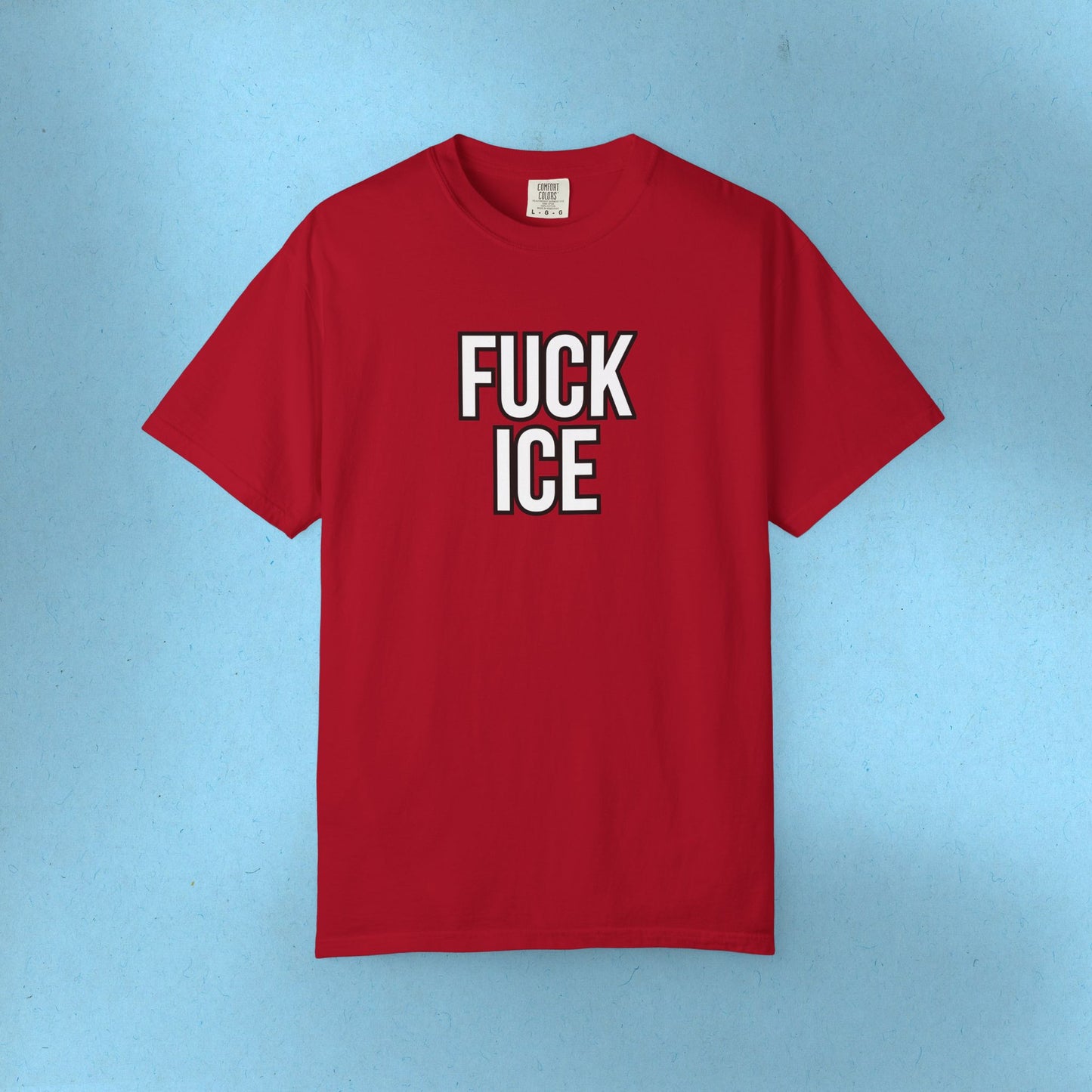 F*ck Ice Tee Protest Shirt Foxtrot Delta Tango F*ck Donald Trump Anti-Fascism Abolish Icestapo Comfort Colors Ring-Spun Cotton Tshirt