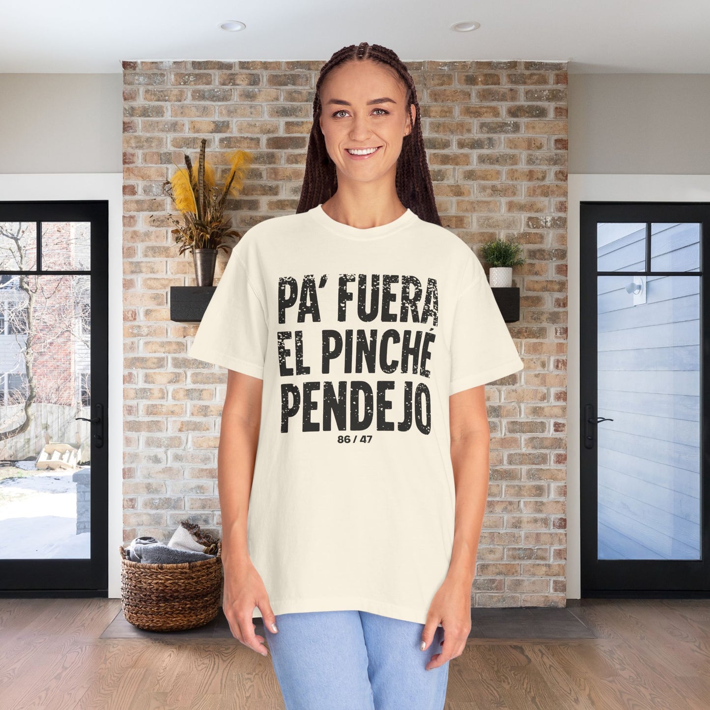 Pinche Pendejo Camisa Anti Trump Camiseta Protesta Anti-Maga T-Shirt Comfort Colors Polo En Español Playera para Activista Justicia Social