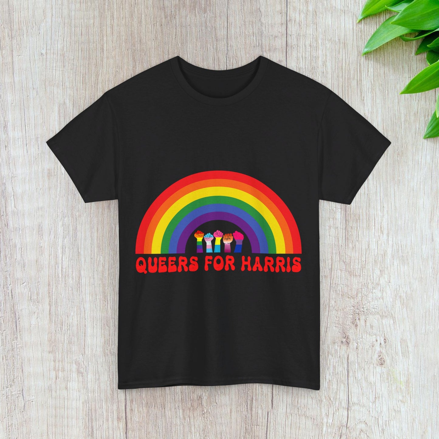 Queers For Harris Shirt- Support LGBTQ Tee-  Democrat Presidential Election T-Shirt