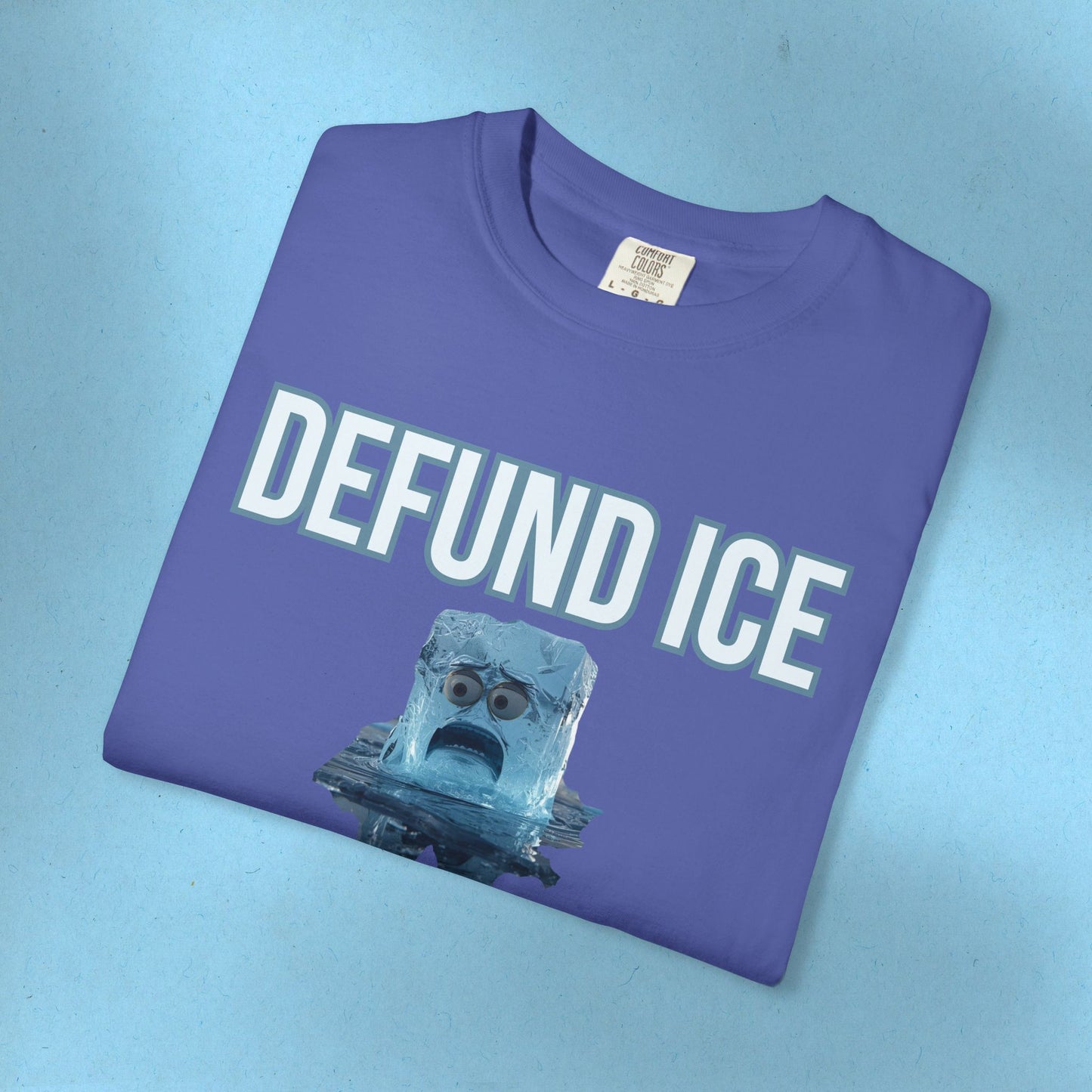 Defund ICE Tee Protest Shirt Foxtrot Delta Tango F*ck Donald Trump Anti-Fascism Abolish Icestapo Comfort Colors Ring-Spun Cotton Tshirt