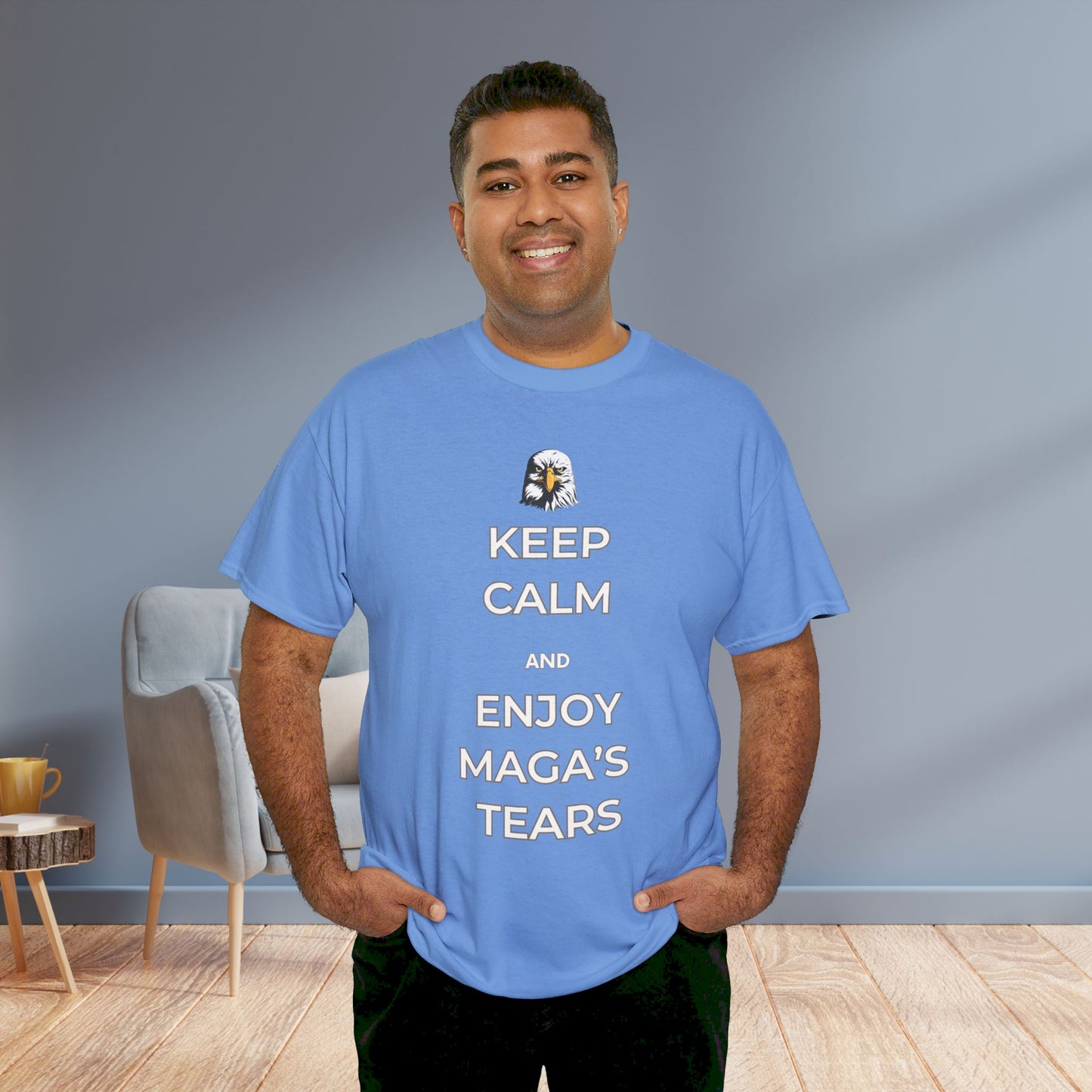 Keep Calm and Enjoy MAGA's Tears Shirt- Harris Walz Tee-  Democrat Presidential Election T-Shirt