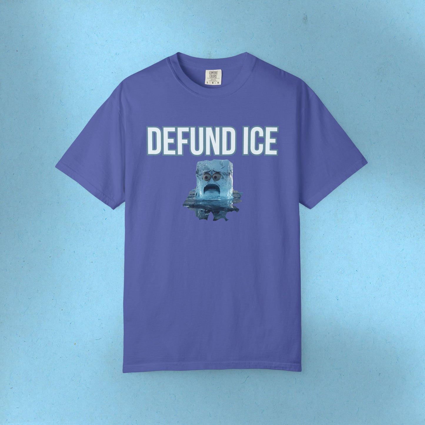 Defund ICE Tee Protest Shirt Foxtrot Delta Tango F*ck Donald Trump Anti-Fascism Abolish Icestapo Comfort Colors Ring-Spun Cotton Tshirt