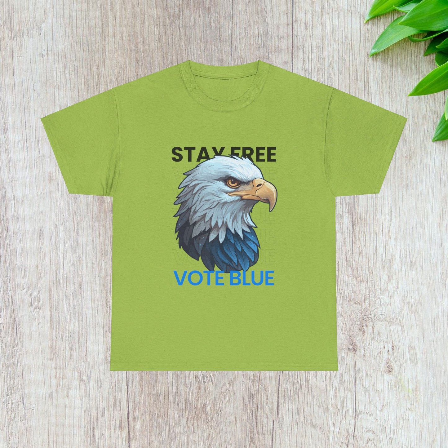 Stay Free Vote Blue Shirt- Freedom Tee-  Democrat Presidential Election T-Shirt