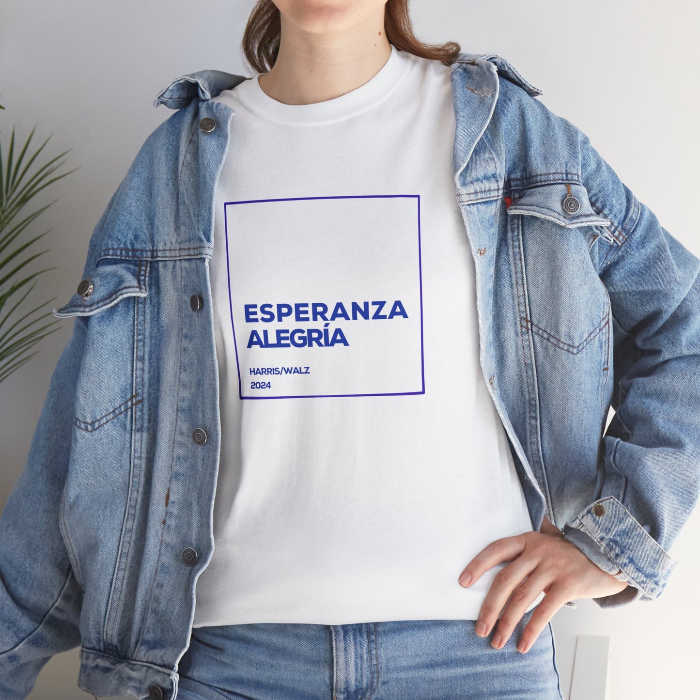 Esperanza y Alegría Shirt- Harris/Walz 2024 T-Shirt in Spanish-  Democrat Presidential Election Tee