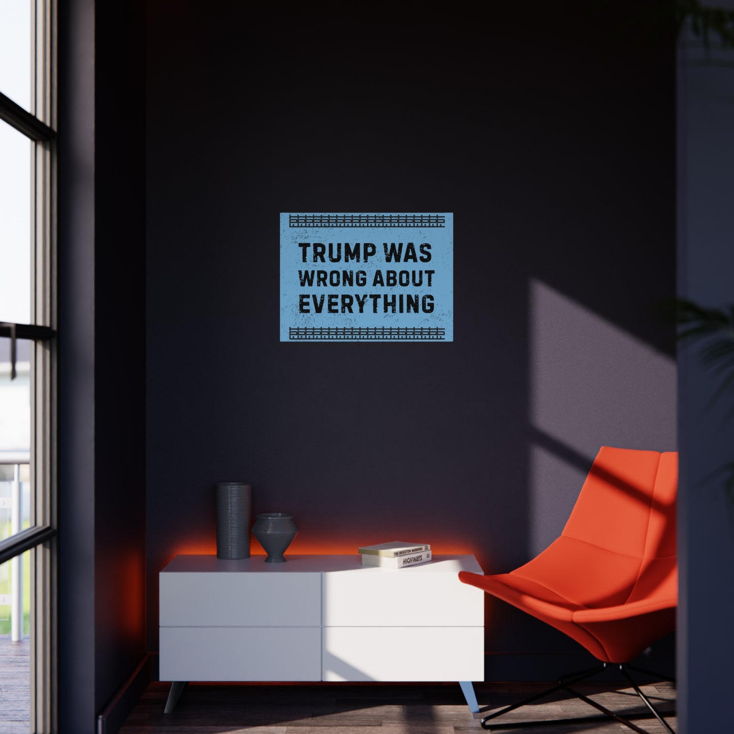 FDT Foam Board Sign Political Protest Anti Trump Resistance Fuck Donald Trump Banner Matte Dent Resistant Social Justice Protester Placard