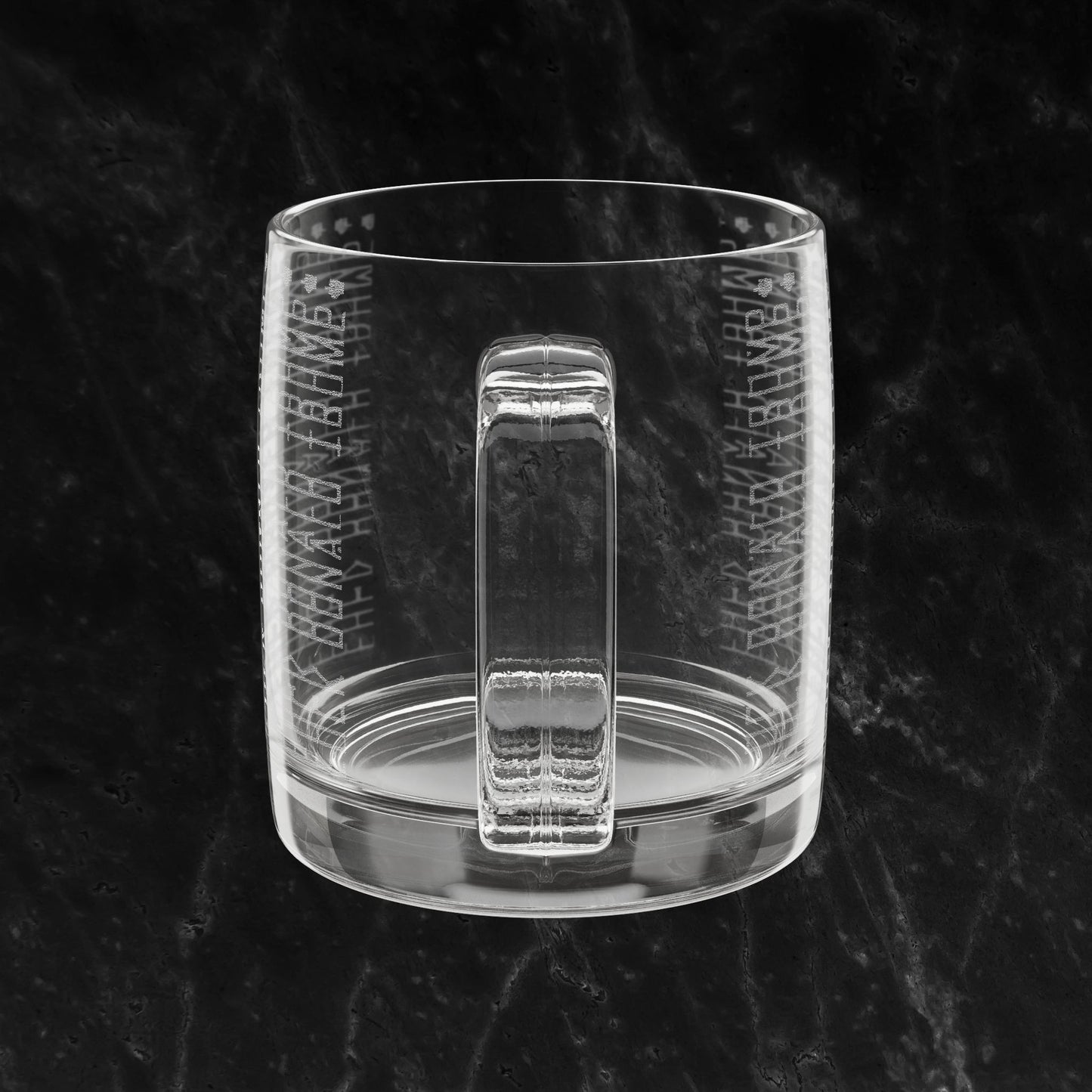 FDT Glass Cup Hidden Message Mug Fuck Donald Trump Engraved 12oz Foxtrot Delta Tango Political Anti-Fascism Protest Coffee Cups
