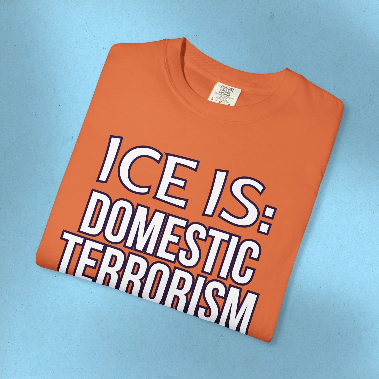 Abolish IceI-Is Tee Protest Shirt Foxtrot Delta Tango Fck Donald Trump Anti-Fascism Abolish ICE Gestapo Comfort Colors Cotton Tshirt