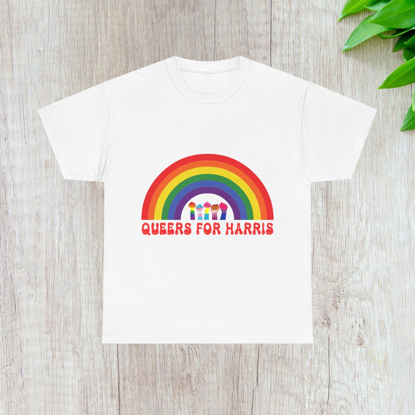 Queers For Harris Shirt- Support LGBTQ Tee-  Democrat Presidential Election T-Shirt