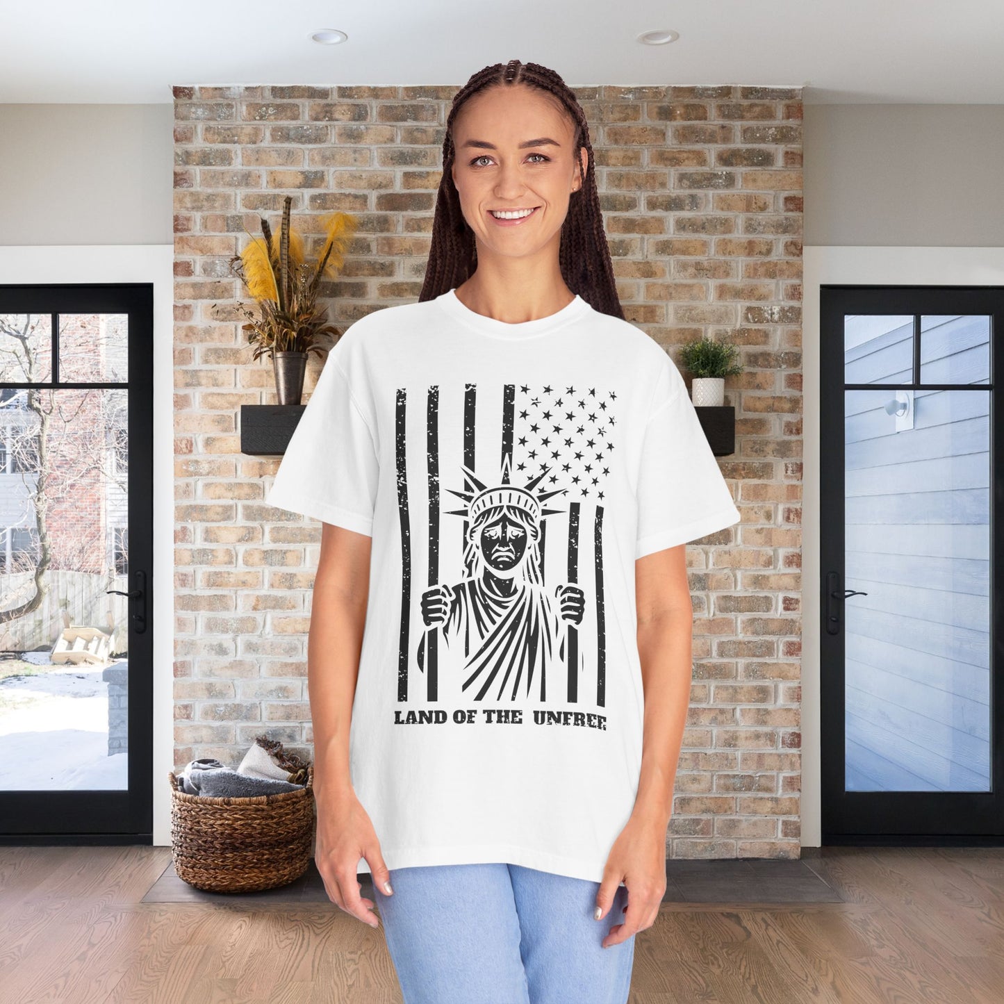 Unfree Social Justice Shirt Anti Trump Resistance Tee Anti-Fascism Protest TShirt Comfort Colors Activist T-Shirt Gift for Democrat Apparel