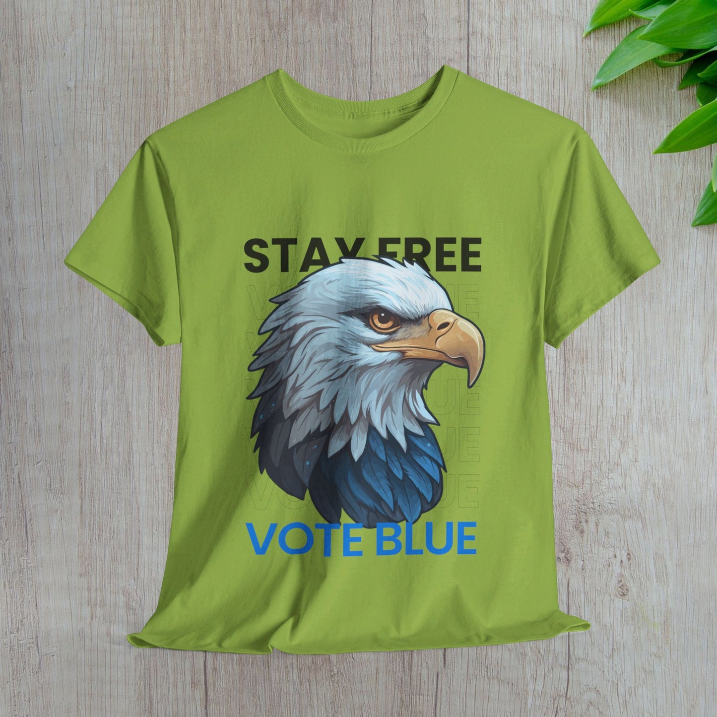 Stay Free Vote Blue Shirt- Freedom Tee-  Democrat Presidential Election T-Shirt