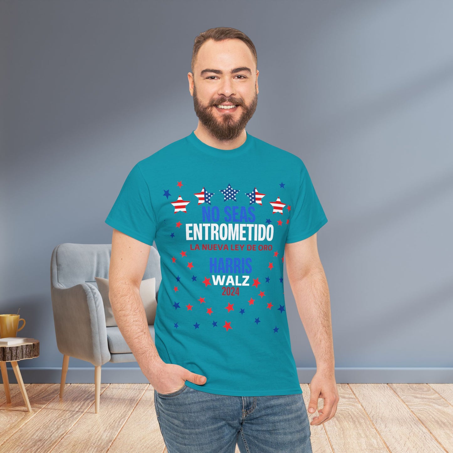 No Seas Entrometido Shirt- Harris/Walz 2024 T-Shirt in Spanish-  Democrat Presidential Election Tee