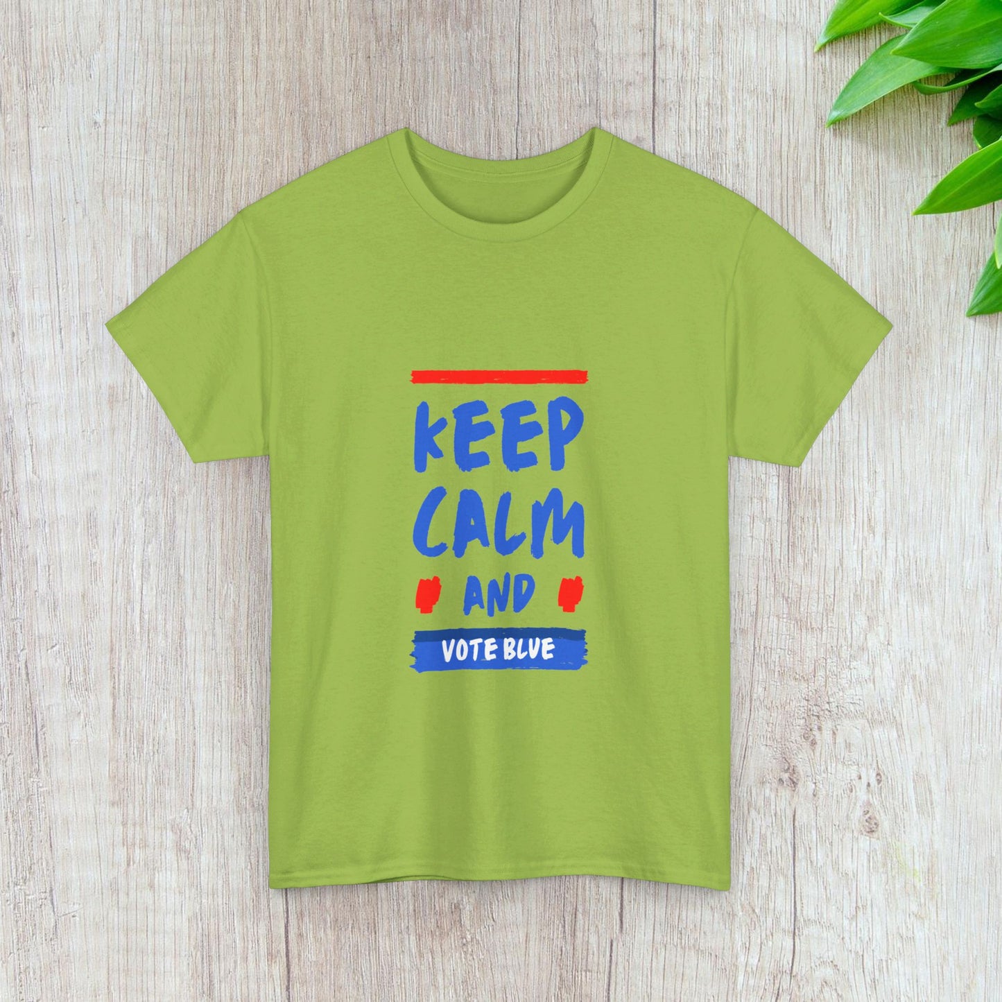 Keep Calm and Vote Blue Shirt- Save Democracy Tee- Democrat Presidential Election T-Shirt