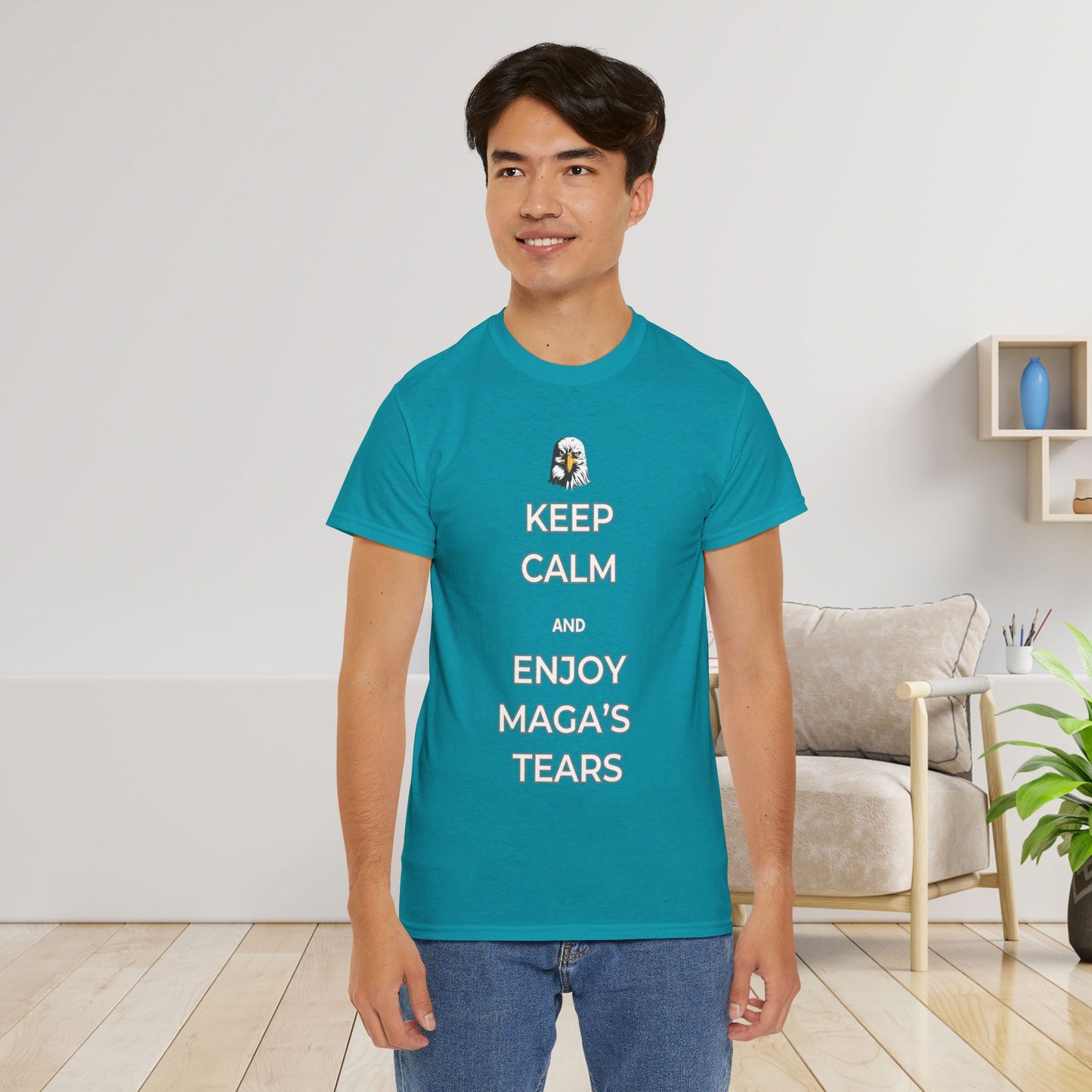 Keep Calm and Enjoy MAGA's Tears Shirt- Harris Walz Tee-  Democrat Presidential Election T-Shirt