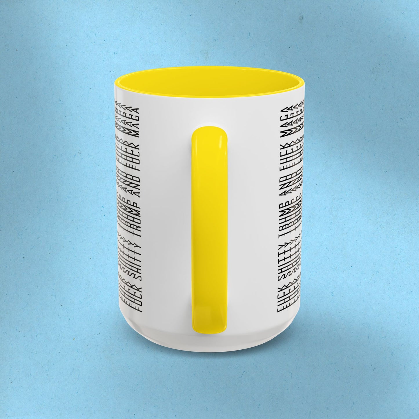FDT Mug Hidden Message Mug Fuck Shitty Trump and Fuck Maga Coffee Cup FDT Ceramic Cup Foxtrot Delta Tango Anti-Fascism Anti-Trump Merch