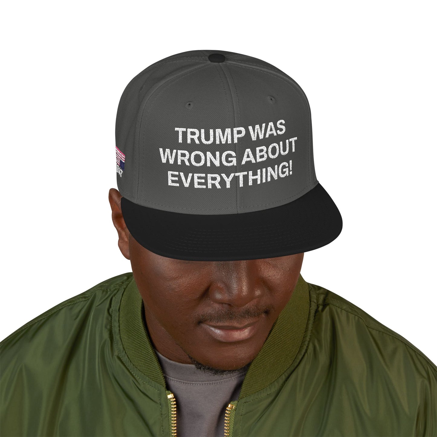 FDT Cap Embroidery Snapback DJT Protest Hat Trump Was Wrong About Everything Anti-Trump Merch Anti-Fascism Resistance Not My President Hat