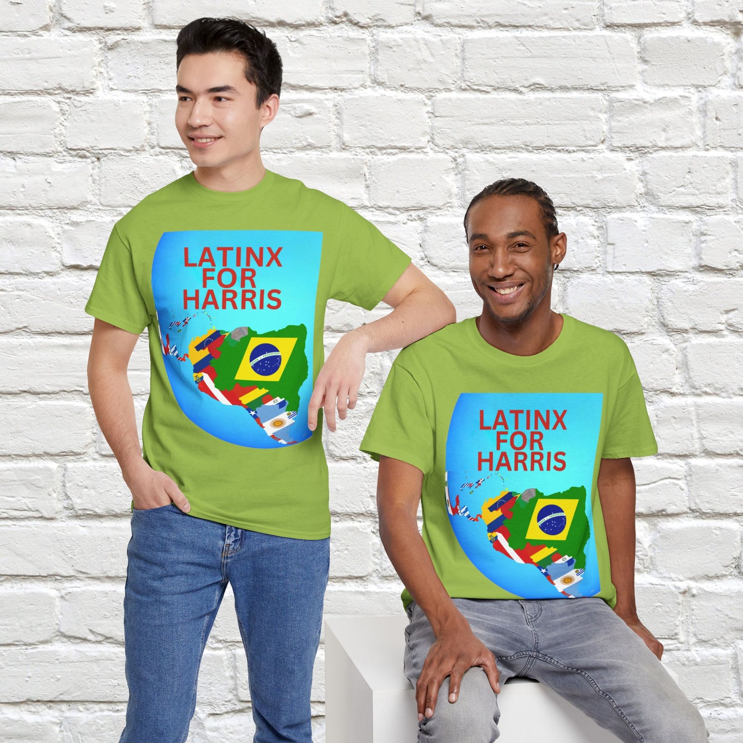 Latinx For Harris Shirt - Harris/Walz 2024 T-Shirt -  Democrat Presidential Election Tee