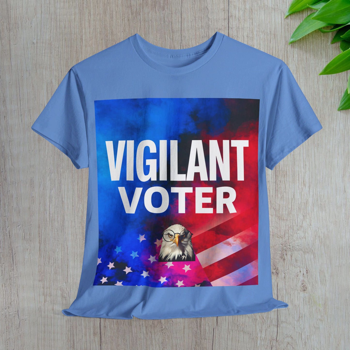 Vigilant Voter Shirt- Vote Blue Save Democracy Tee- Democrat Presidential Election T-Shirt