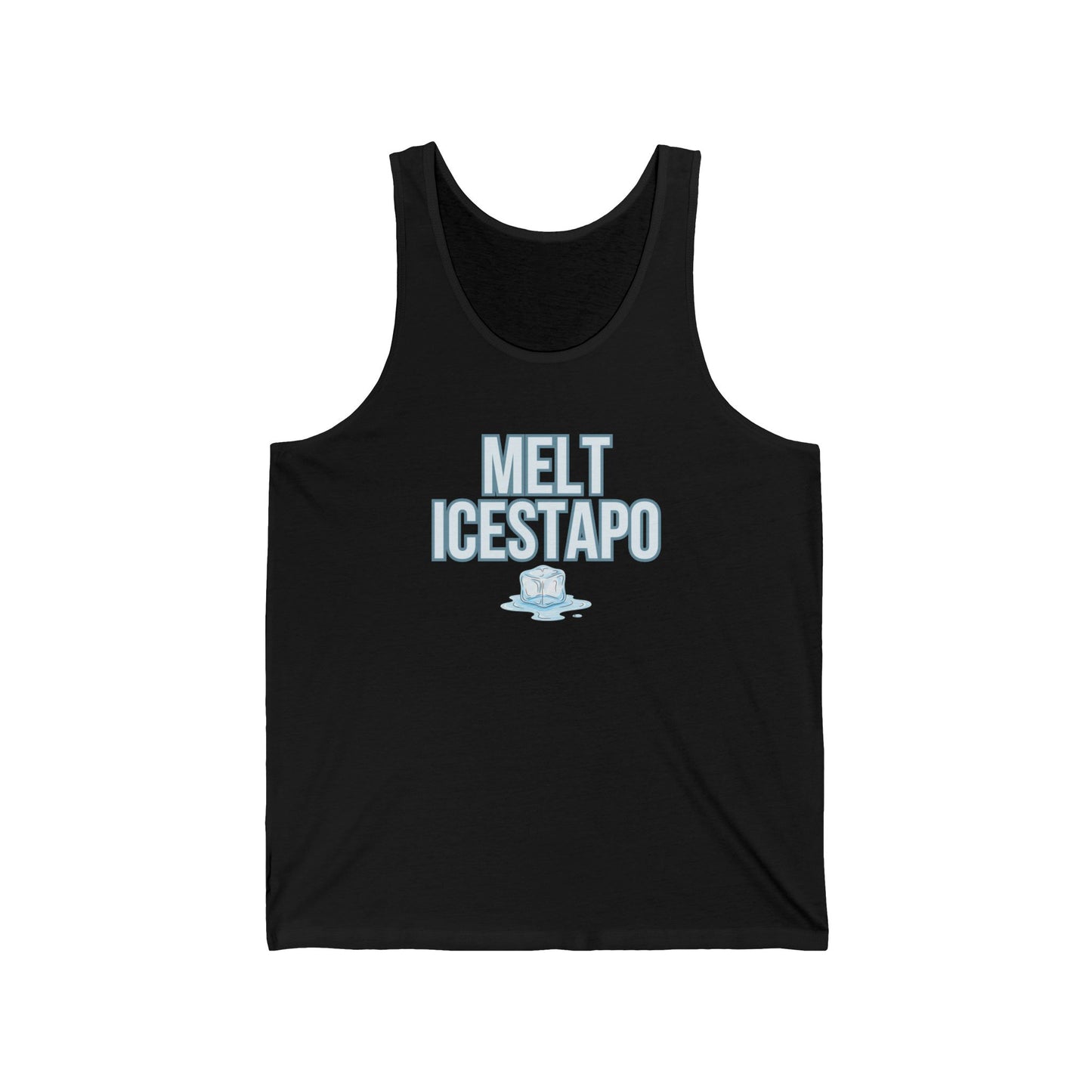 MELT ICESTAPO Shirt Protest Tank Top Foxtrot Delta Tango F*ck Donald Trump Social Justice Anti-Fascism Abolish ICE Gestapo Sleeveless Cotton