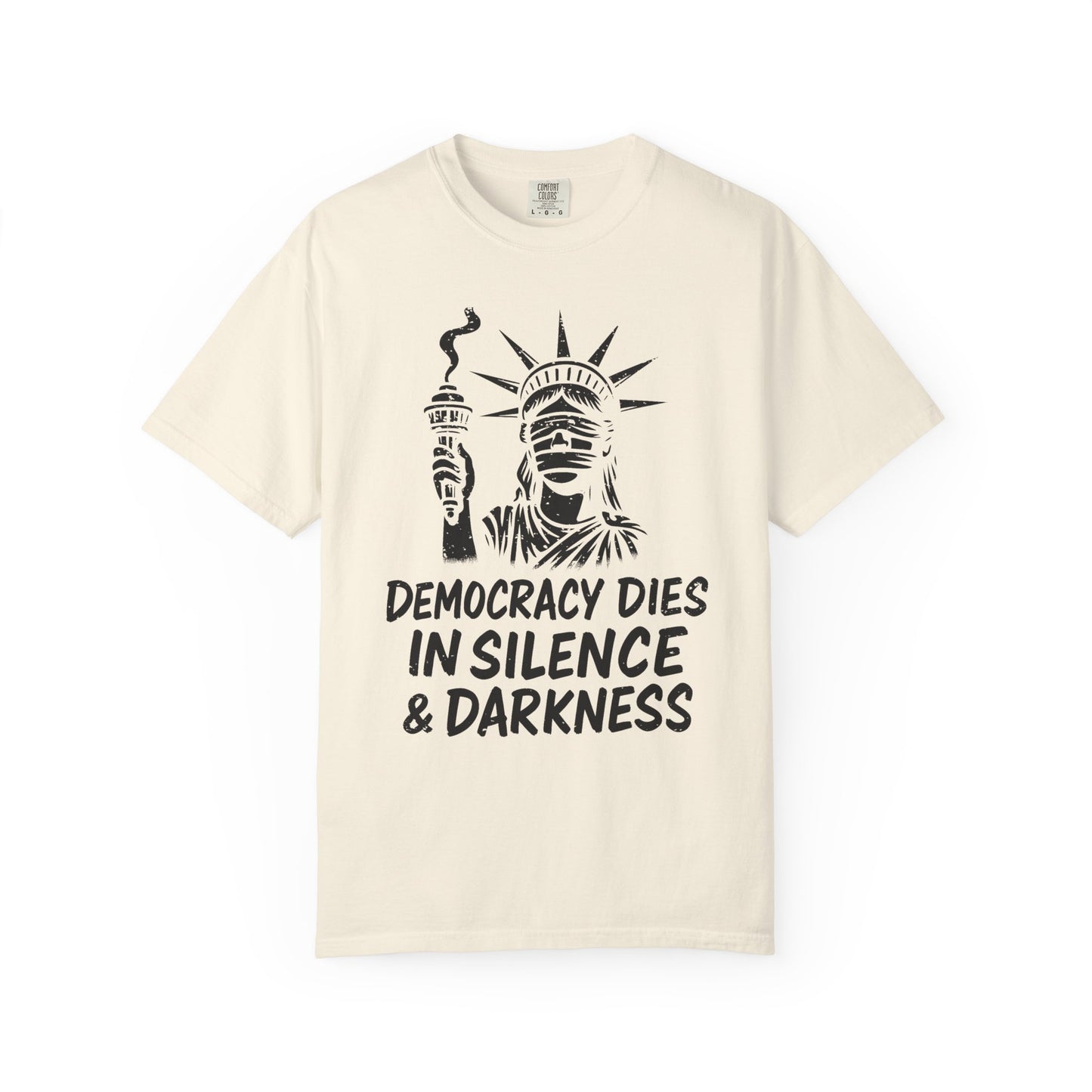 Protest Shirt Extinguished Liberty Tee Social Justice T-Shirt Anti-Trump Merch Comfort Colors Anti-Fascism Resistance Gear Protest Apparel