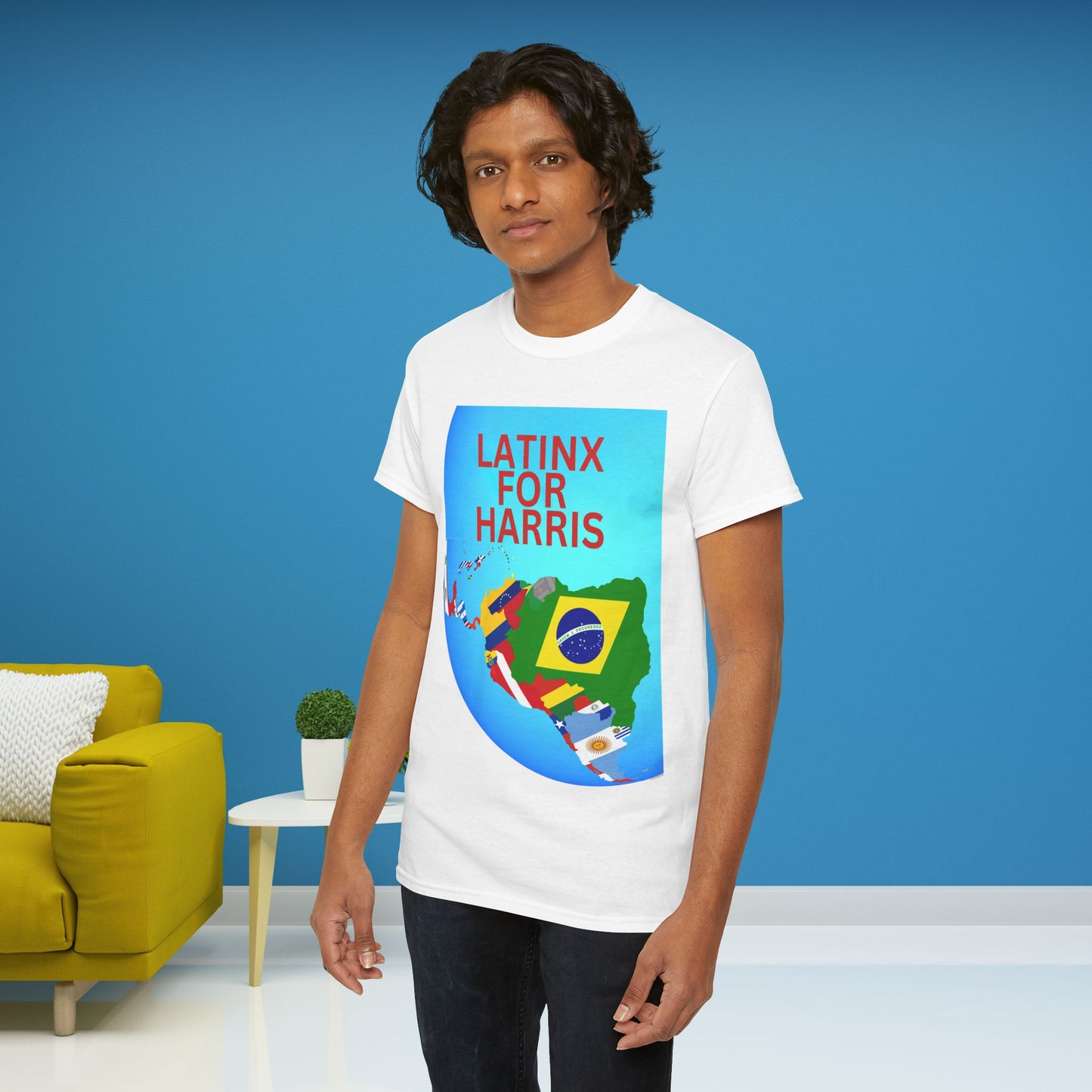 Latinx For Harris Shirt - Harris/Walz 2024 T-Shirt -  Democrat Presidential Election Tee