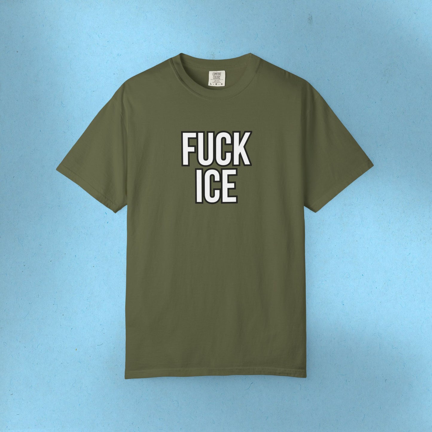 F*ck Ice Tee Protest Shirt Foxtrot Delta Tango F*ck Donald Trump Anti-Fascism Abolish Icestapo Comfort Colors Ring-Spun Cotton Tshirt
