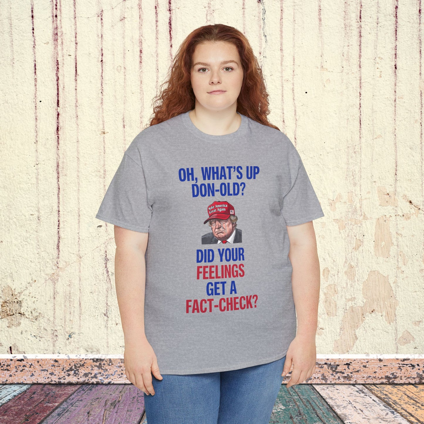 Did Your Feelings Get a Fact-Check? Shirt- Humorous Anti-Fascism Tee-  Democrat Presidential Election T-Shirt