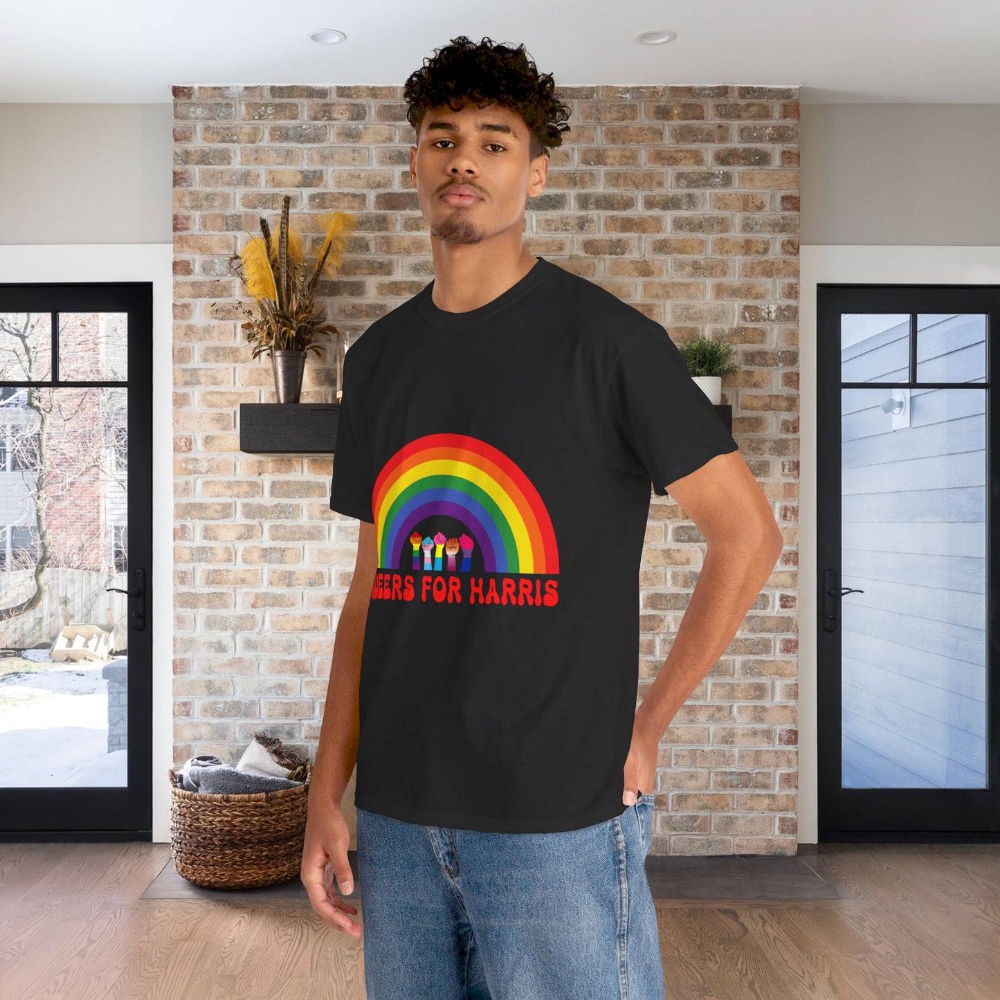 Queers For Harris Shirt- Support LGBTQ Tee-  Democrat Presidential Election T-Shirt