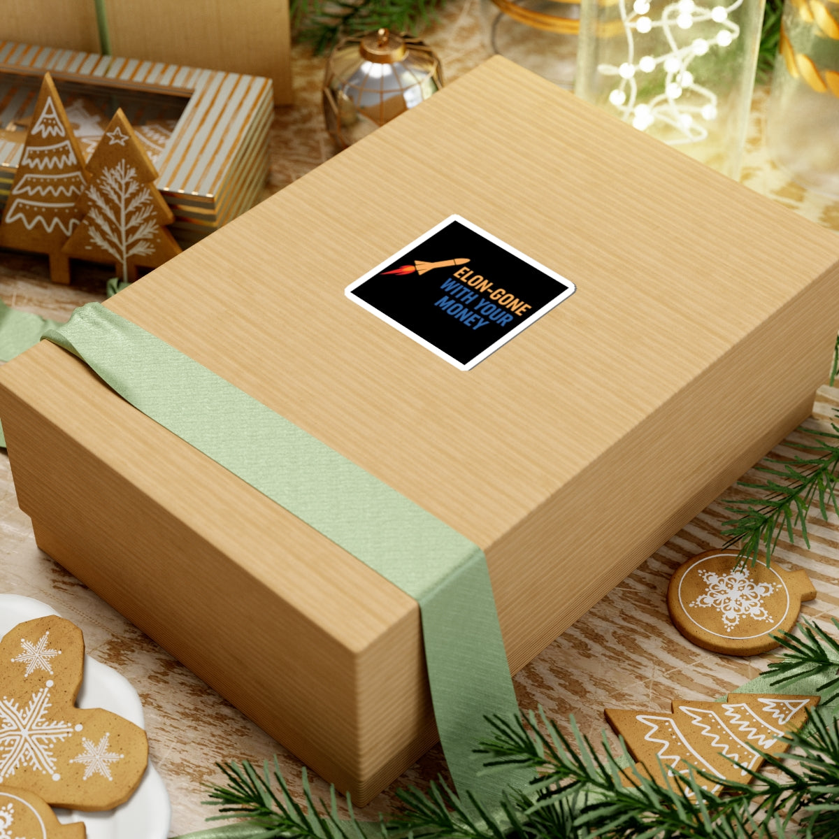 Resist Sticker Elon Gone With Your Money Anti-Trump Merch Political Decal FDT Protest Sticker Activist Anti-Fascism Resistance Decal