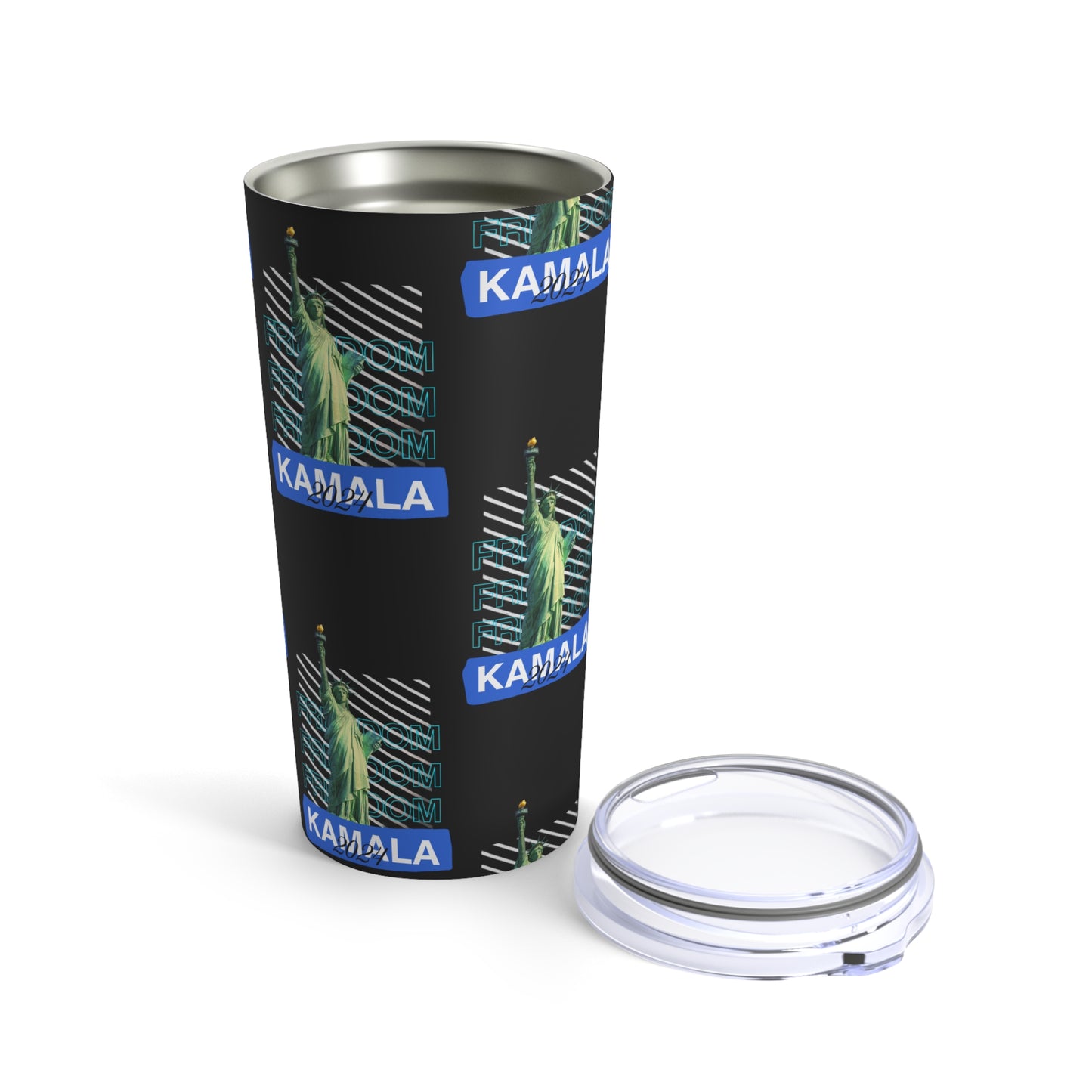 Statue of Liberty Freedom Kamala 2024 Tumbler 20oz - Save Democracy Freedom Tumbler