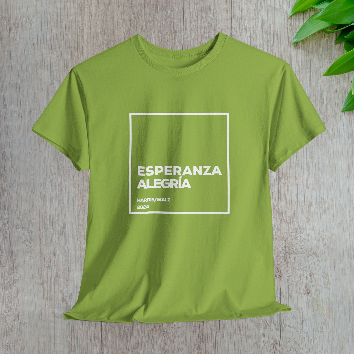 Esperanza y Alegría Shirt- Harris/Walz 2024 T-Shirt in Spanish-  Democrat Presidential Election Tee